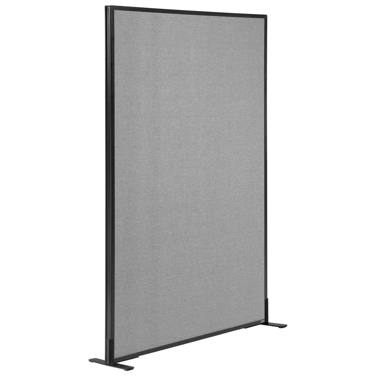 Global Industrial 238635FGY 36-14-inW x 60-inH Freestanding Office Partition Panel Gray