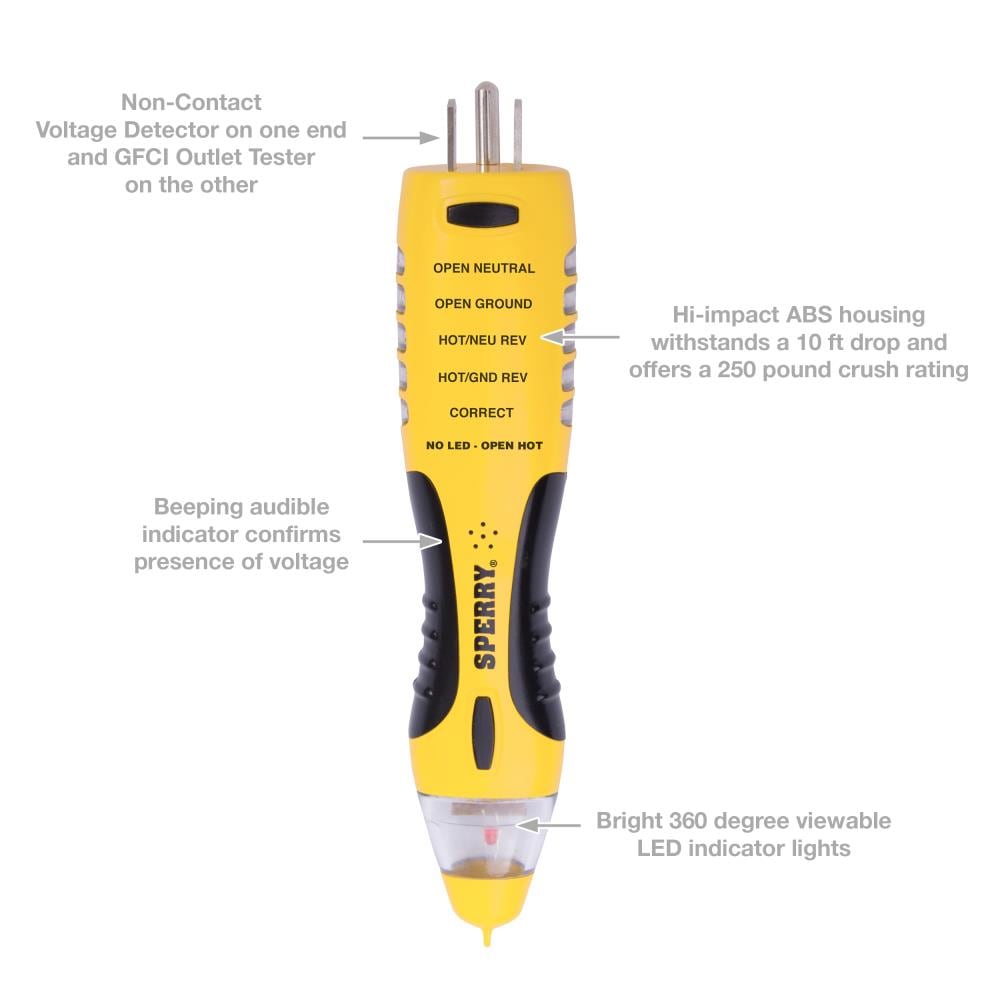 Sperry VD7504GFI Voltage-Testers - View #2