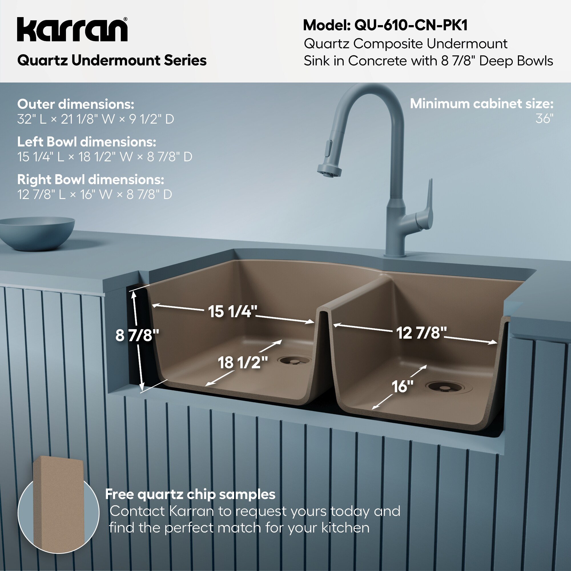 Karran QU-610-CN-PK1 Kitchen-Sinks - View #7