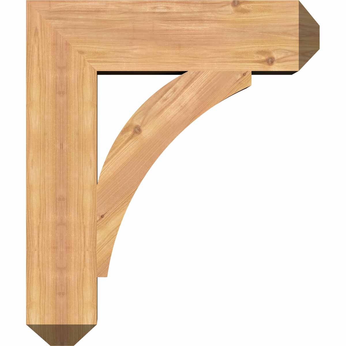 Ekena Millwork BKT06X24X28THR04SWR Exterior-Brackets-Braces - View #3