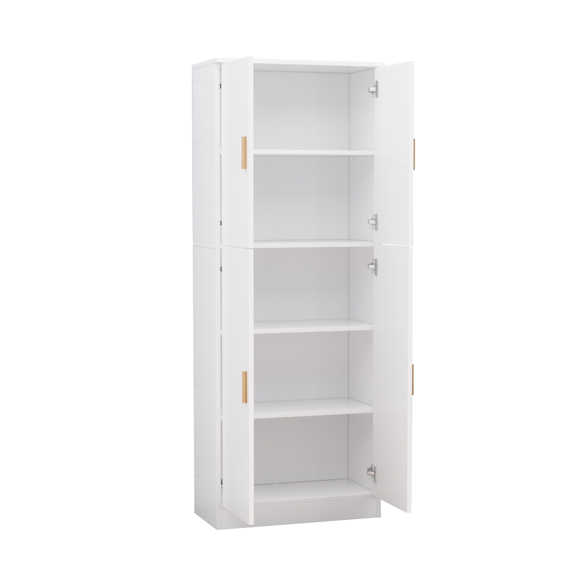 FUFU&GAGA 5-tier Kitchen Pantry Cabinet Storage Hutch in the