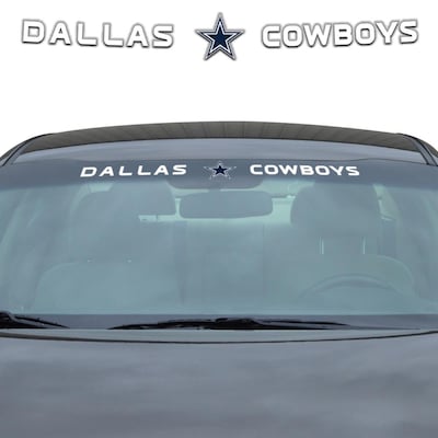 Dallas Cowboys Star with Text Sticker Vinyl Decal 5 SISEZ Truck Window Helmet Motorcycle Hard Hat Bumper Laptop Wall Art Emblem Large Dallas Cowboys Sticker 3