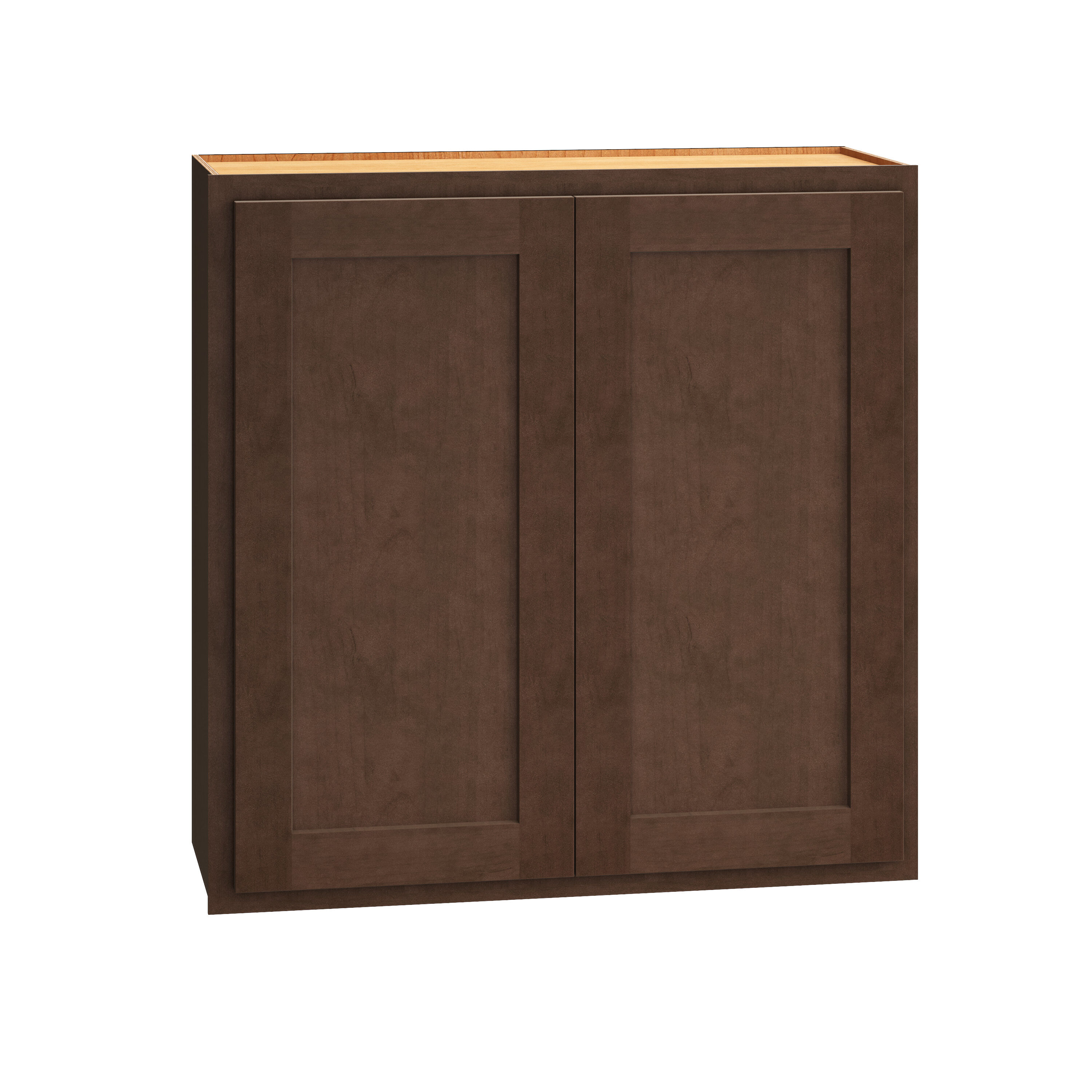 Diamond Express Jamestown 24-in W x 30-in H x 12-in D Thatch Partial Overlay Wall Fully Assembled Plywood Cabinet (Recessed Panel Shaker Door Style)