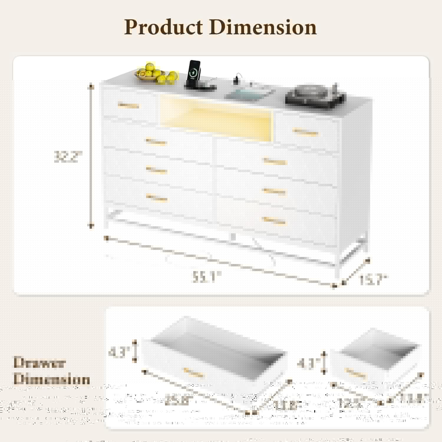 WhizMax LDYLSPHO-15YK59G0 dressers - View #7
