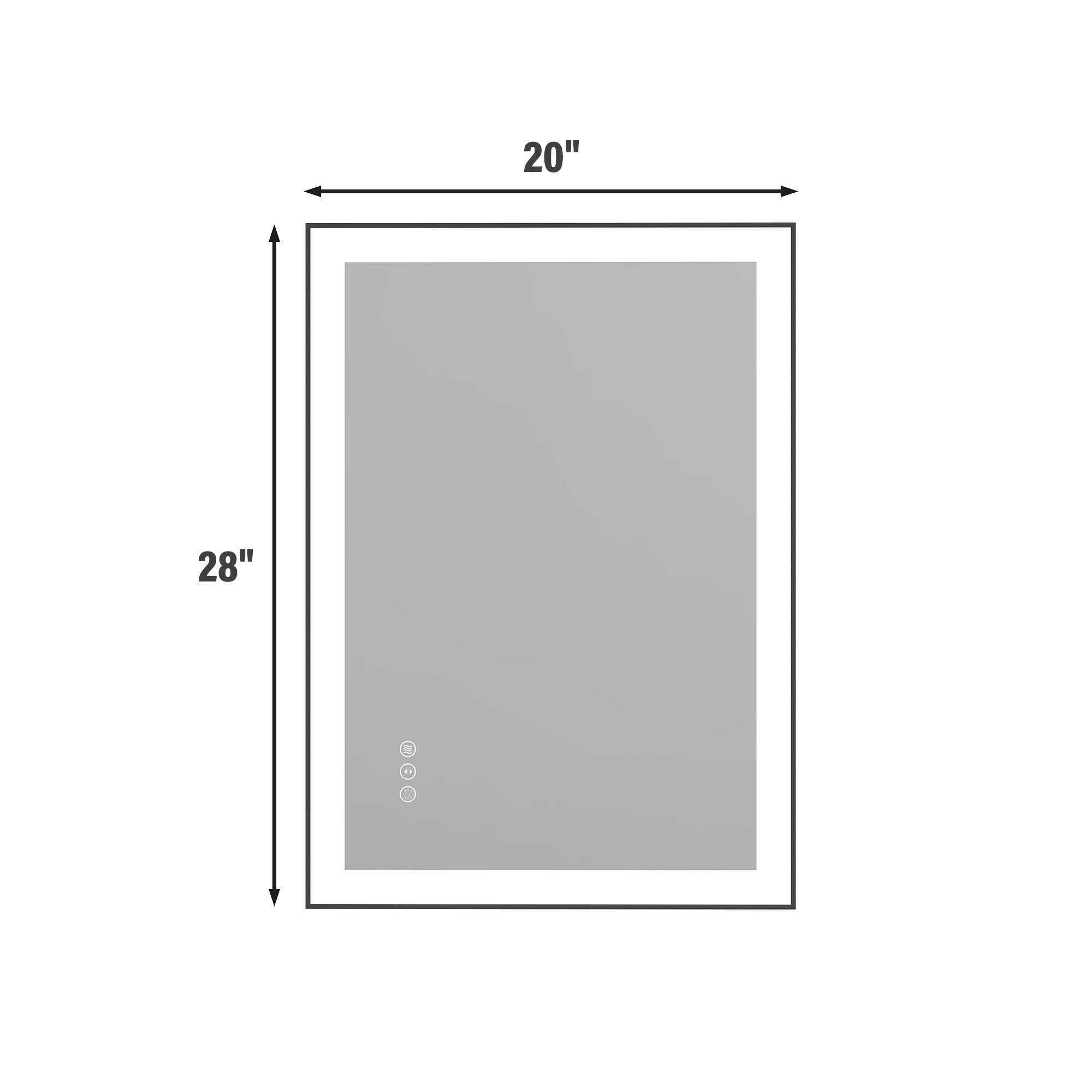 CASAINC JS-2436R-B4-X-X-1 Framed-Bath-Mirrors - View #8