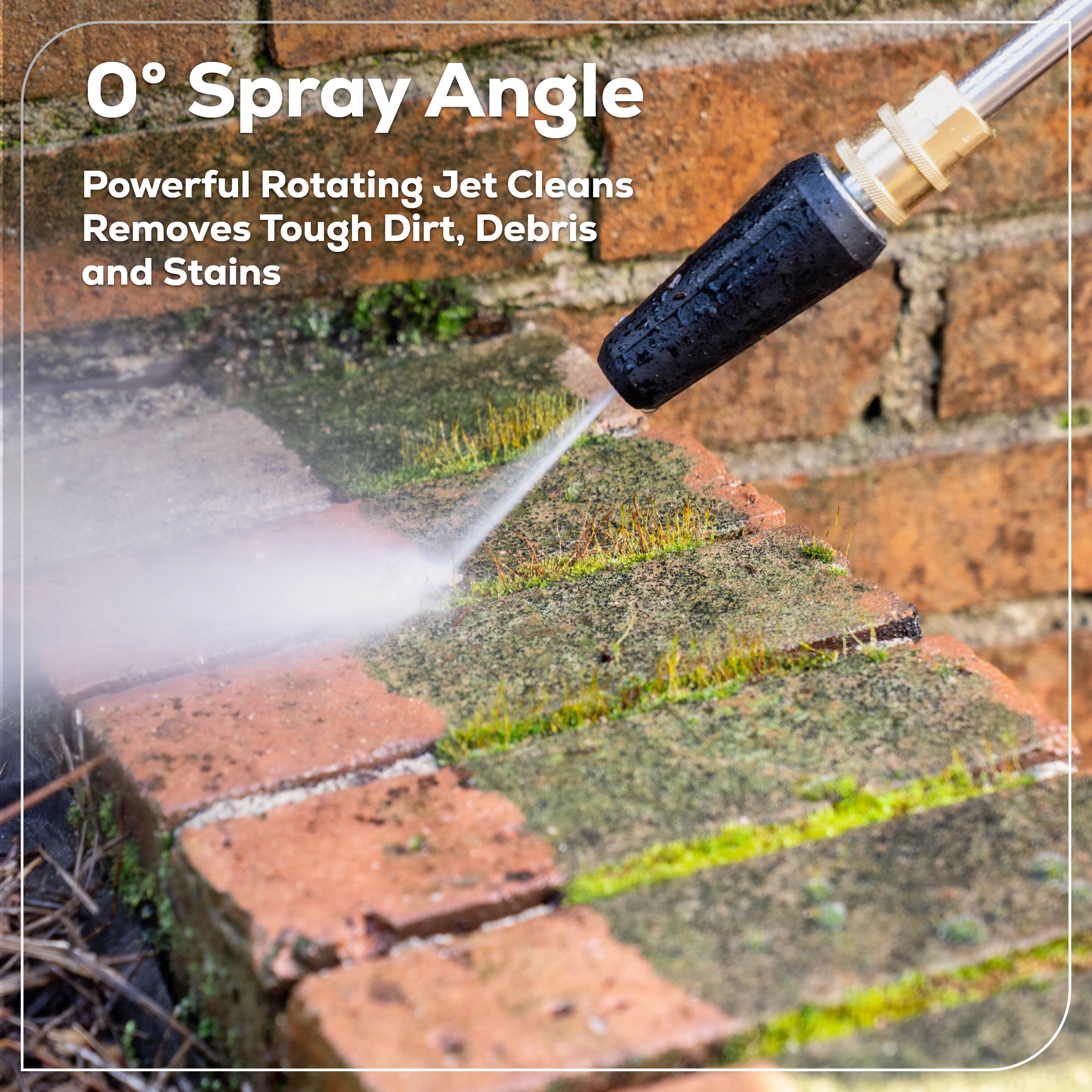 Greenworks 4500 PSI 1/4in Turbo Nozzle in the Pressure Washer Nozzles