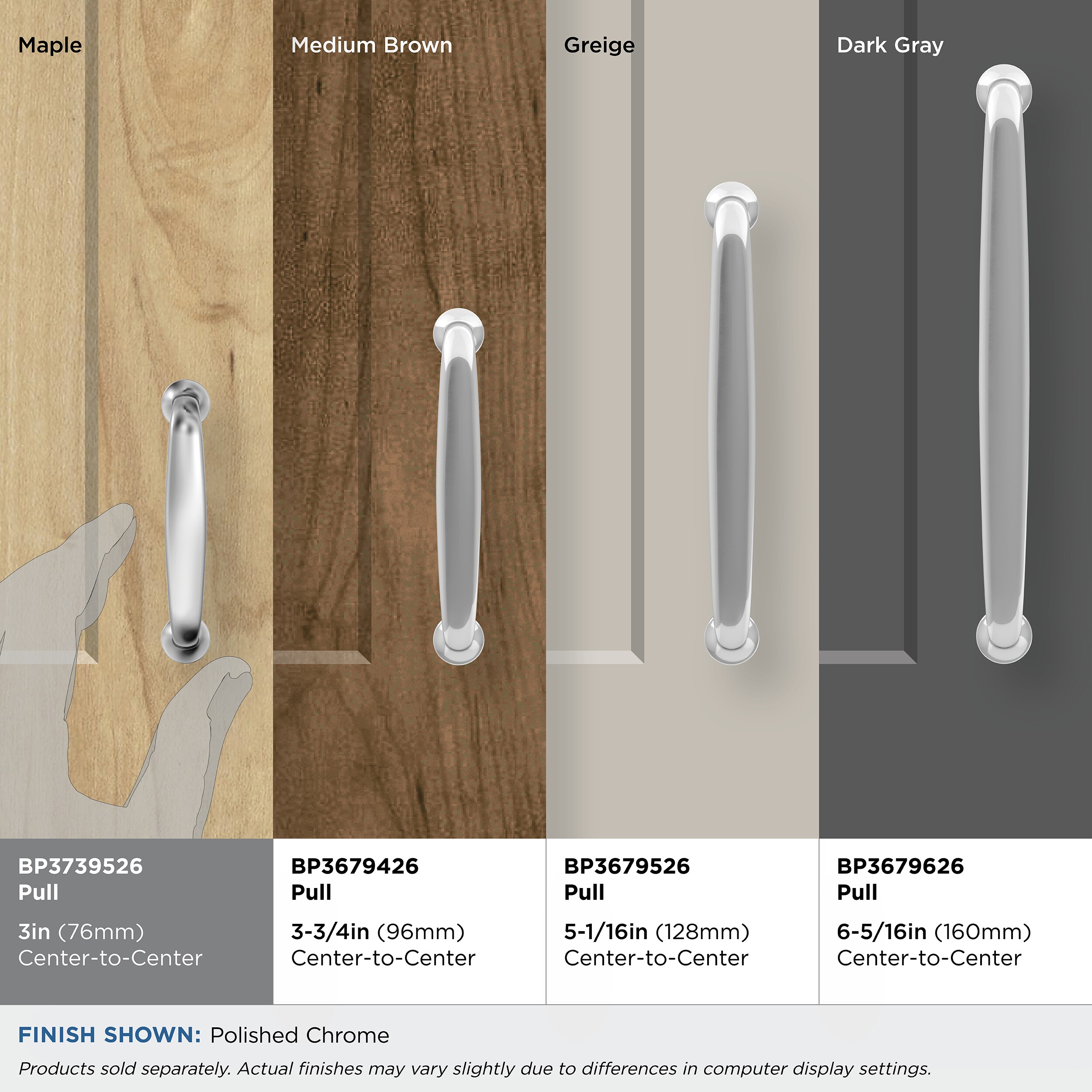 Amerock BP3739526 Cabinet-Pulls - View #3