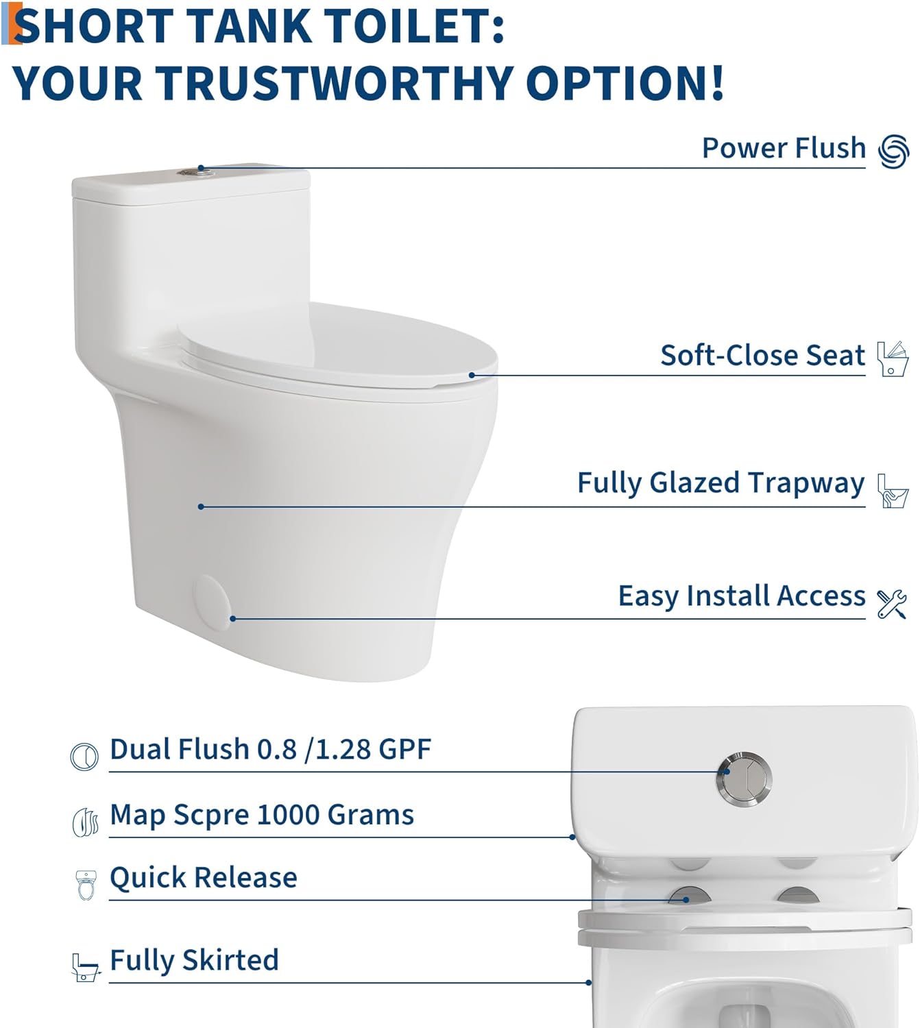 WhizMax PHO34WE8VP8 toilets - View #3