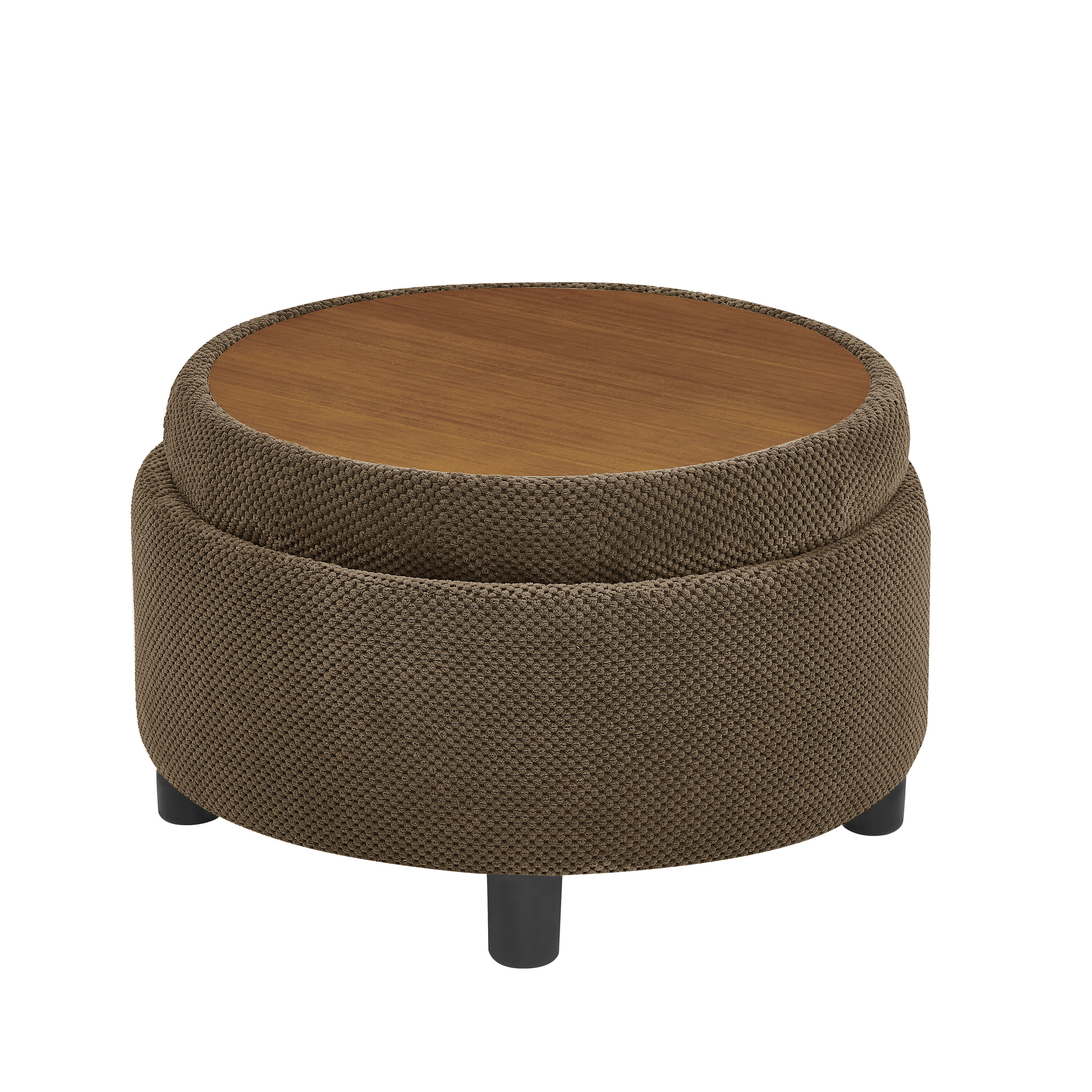 Aortzio DJ4003-COFFEE Indoor-Ottomans - View #4