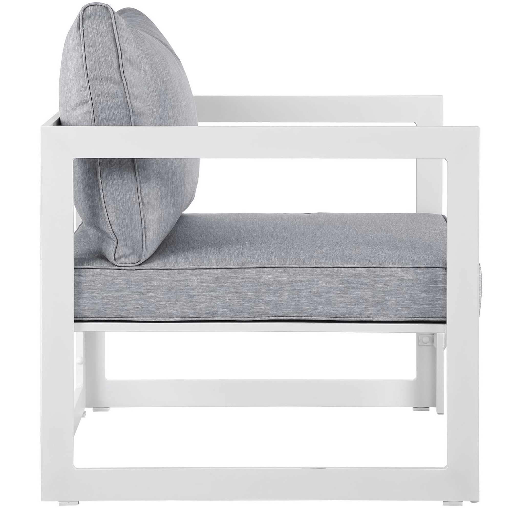 Modway EEI-1722-WHI-GRY-SET Patio-Conversation-Sets - View #4