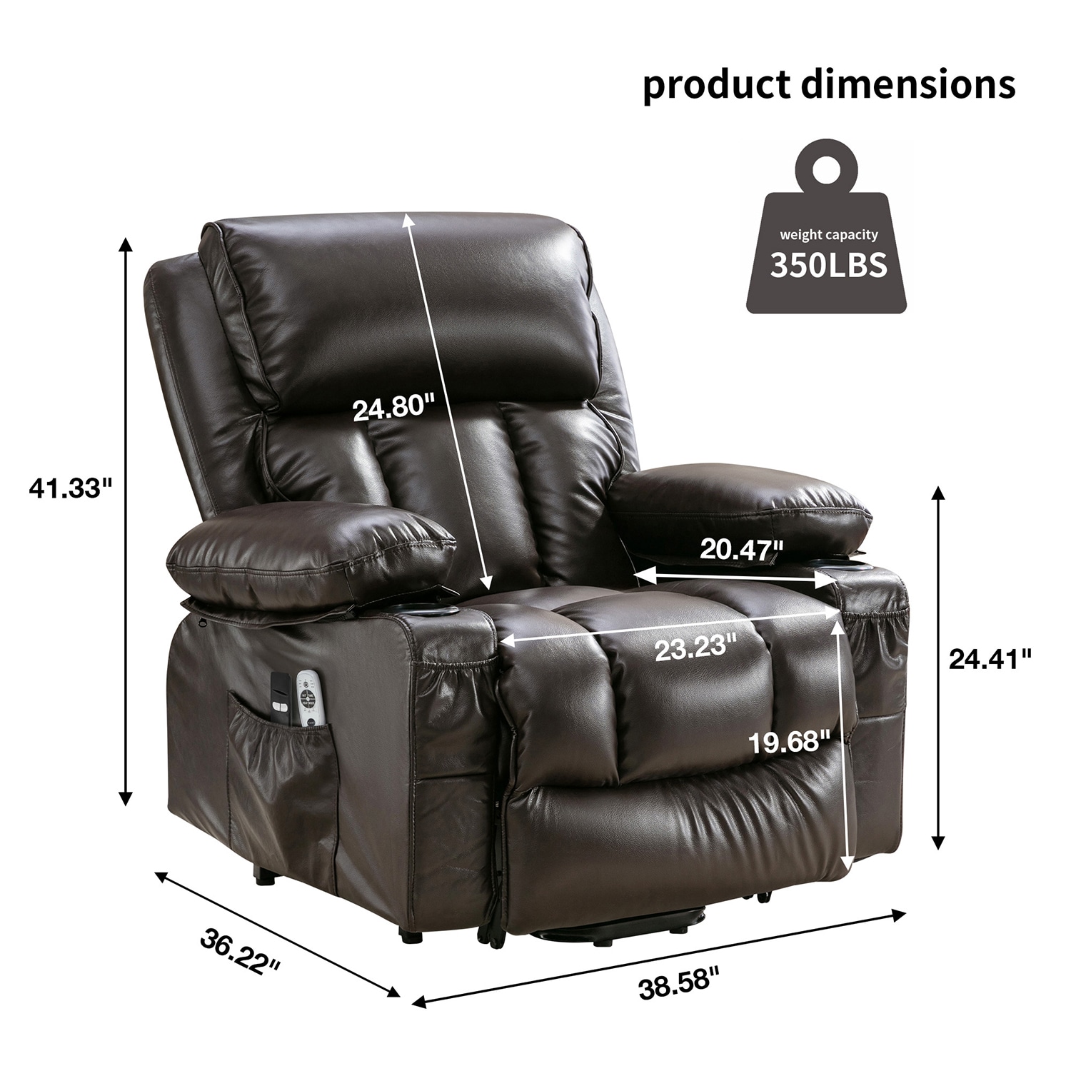 GZMR GZ-QN8050-BR recliners - View #6
