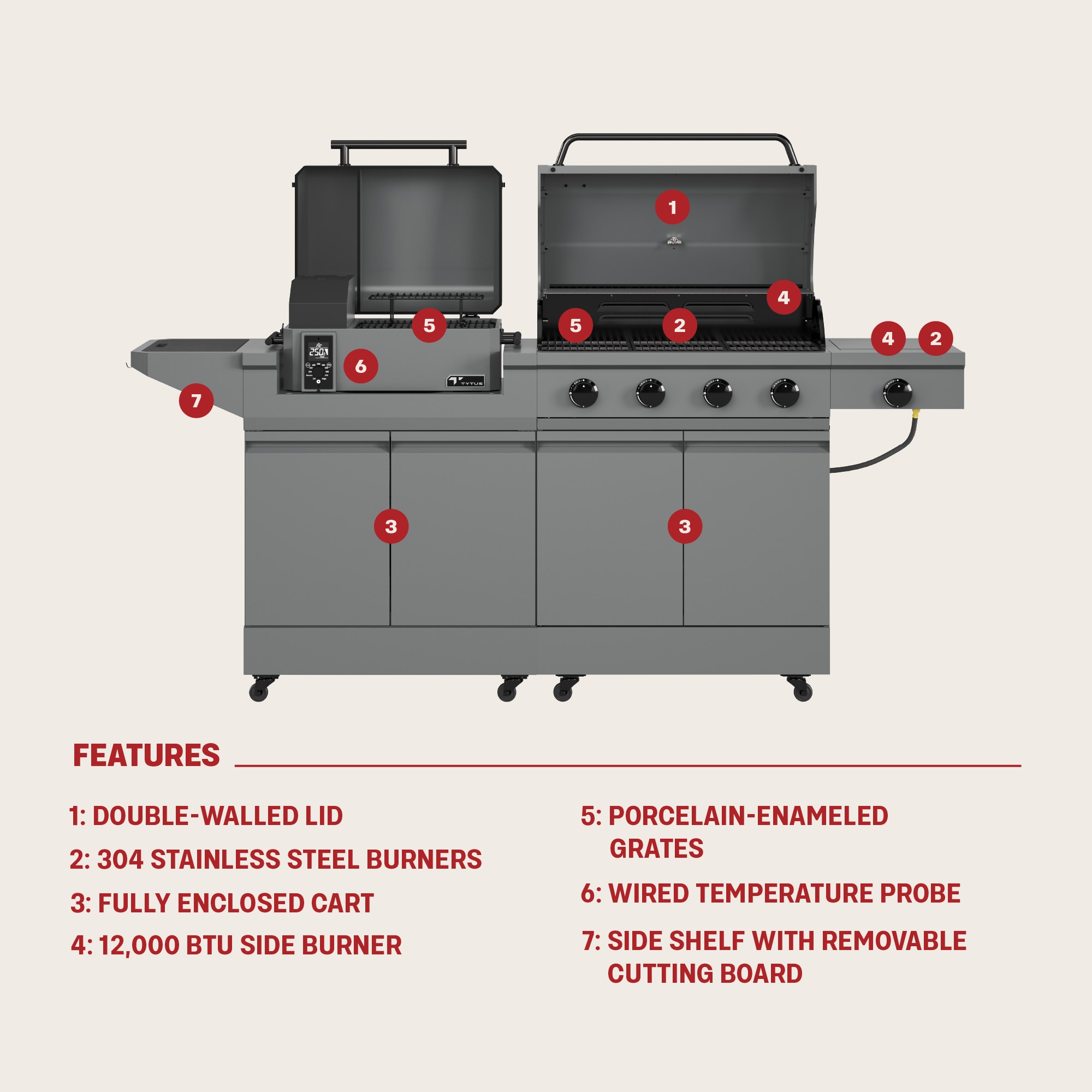 TYTUS TDT-BUN-055 Modular-Outdoor-Kitchens - View #17