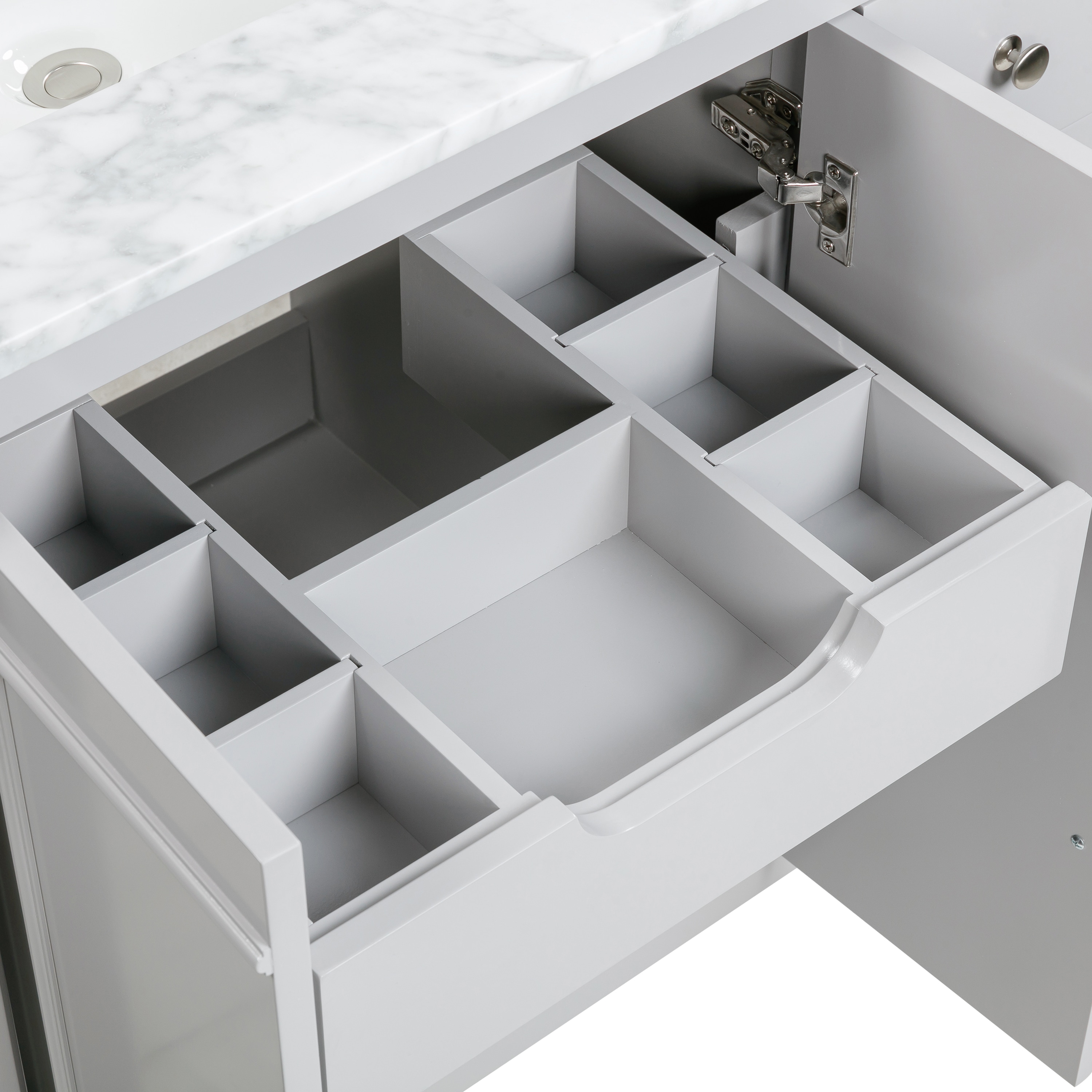 allen + roth L22014-VS48-TG Bath-Vanity-Combo - View #9
