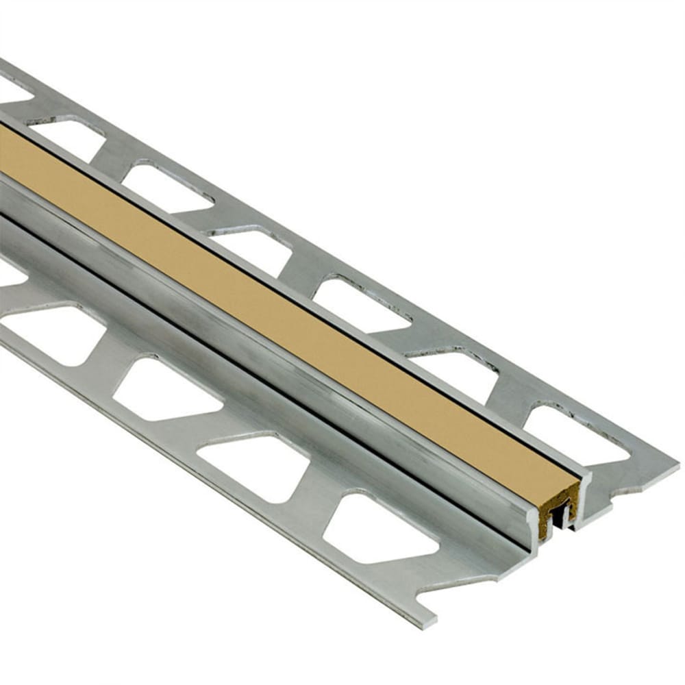Schluter Systems AKSN210HB Dilex-KSN 0.813-in W x 98.5-in L Light beige Aluminum Tile Edge Trim