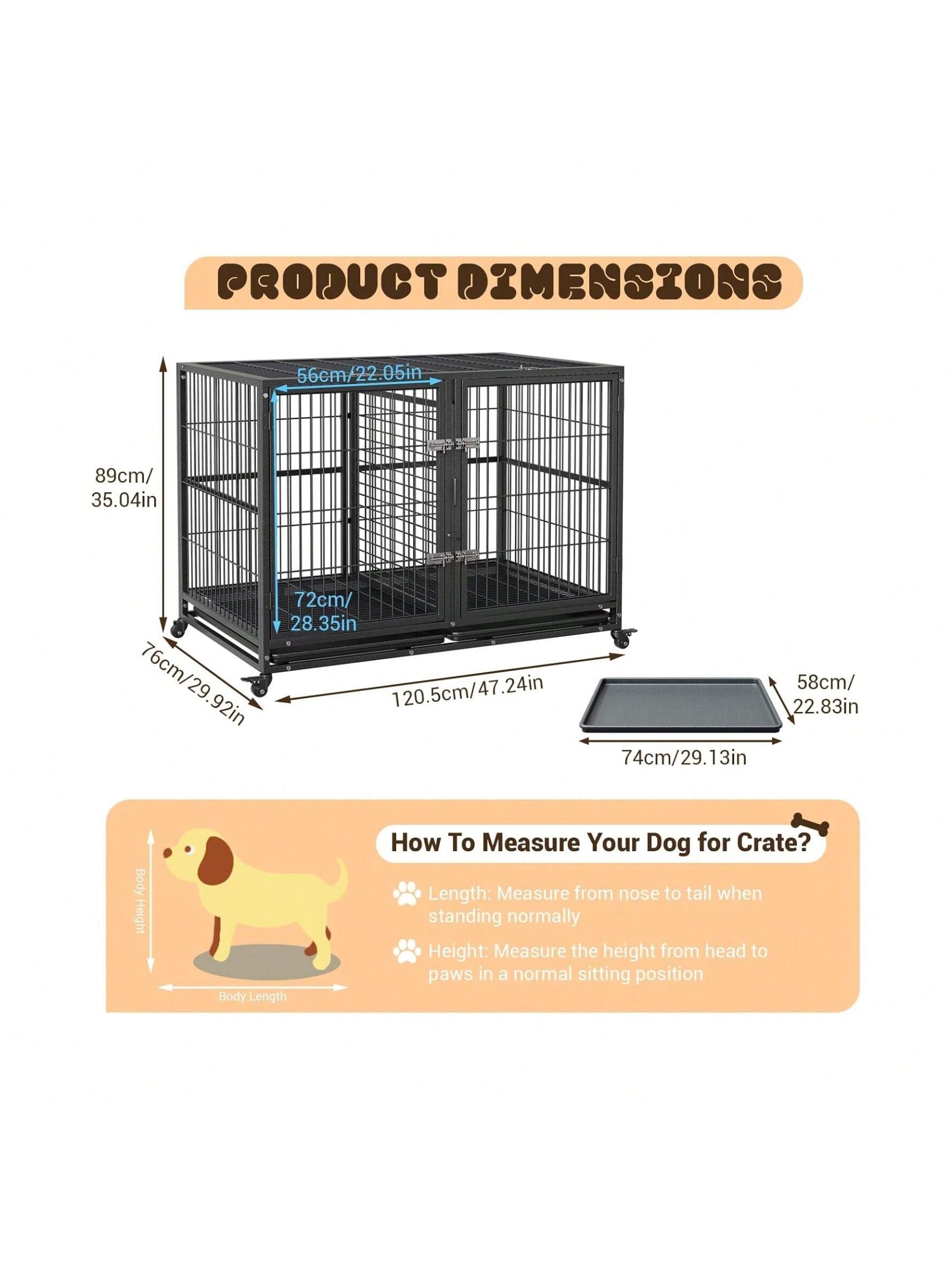 WhizMax GGL-PHO-34XG3PN5 Pet-Crates-Carriers - View #6