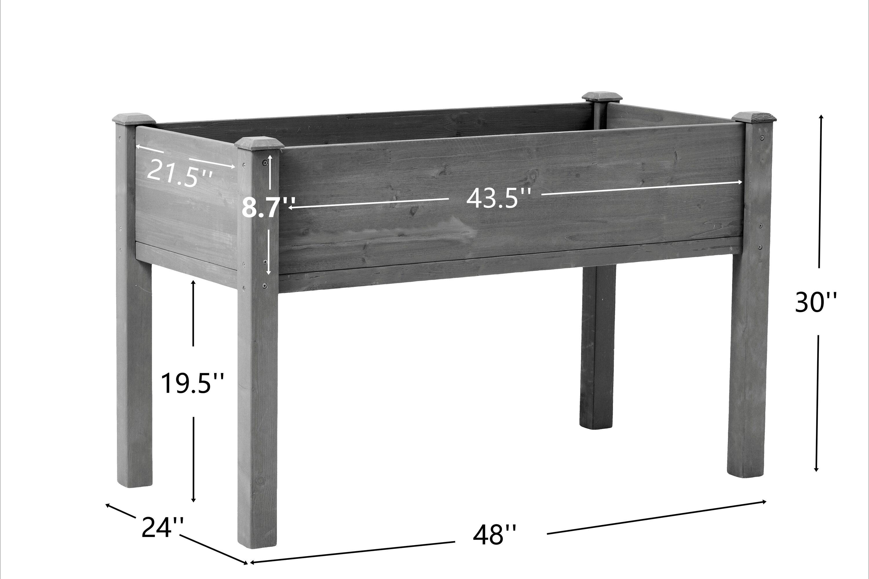 Runesay QCGABED04-15 Raised-Planter-Boxes - View #4