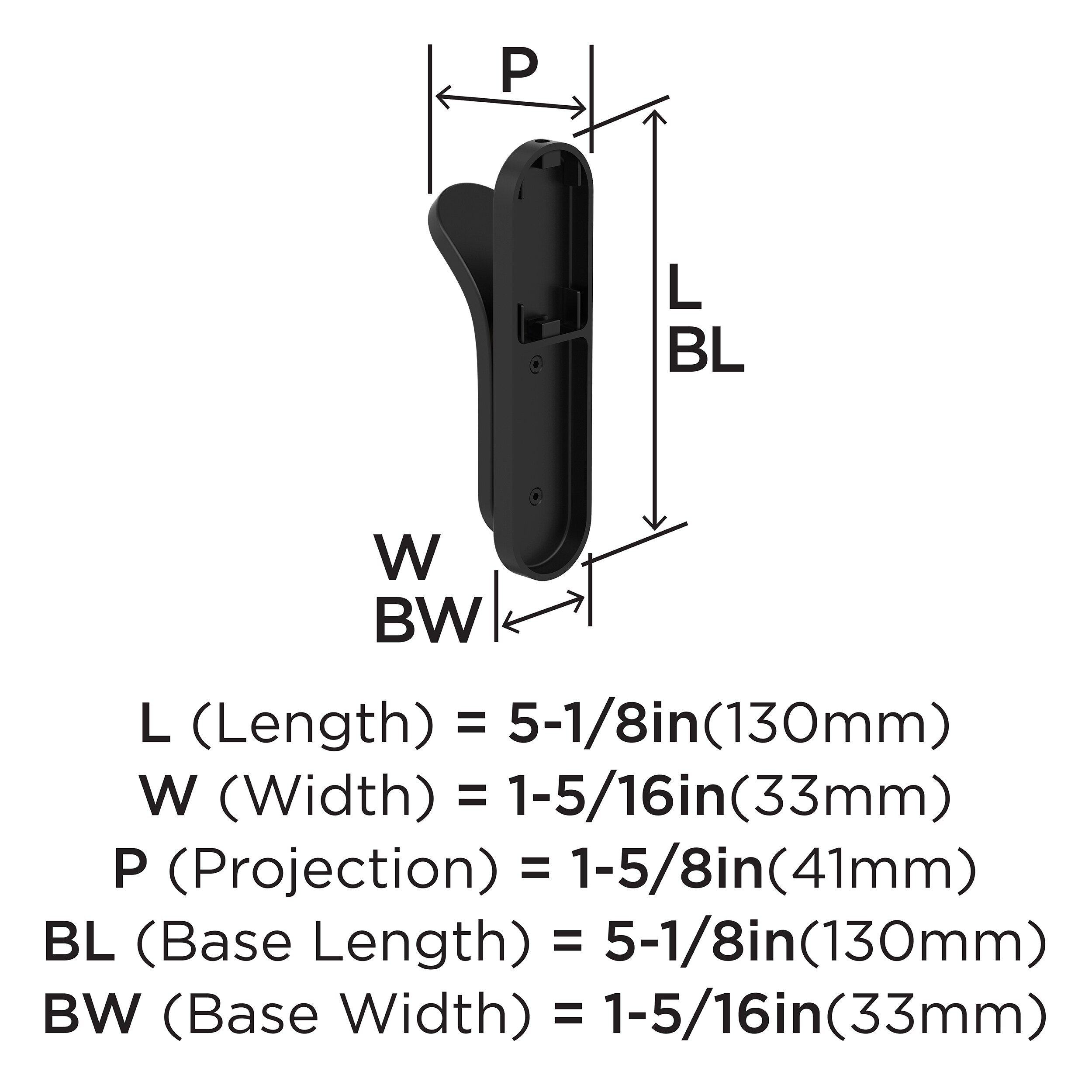 Amerock HBX37012MB Decorative-Wall-Hooks - View #4