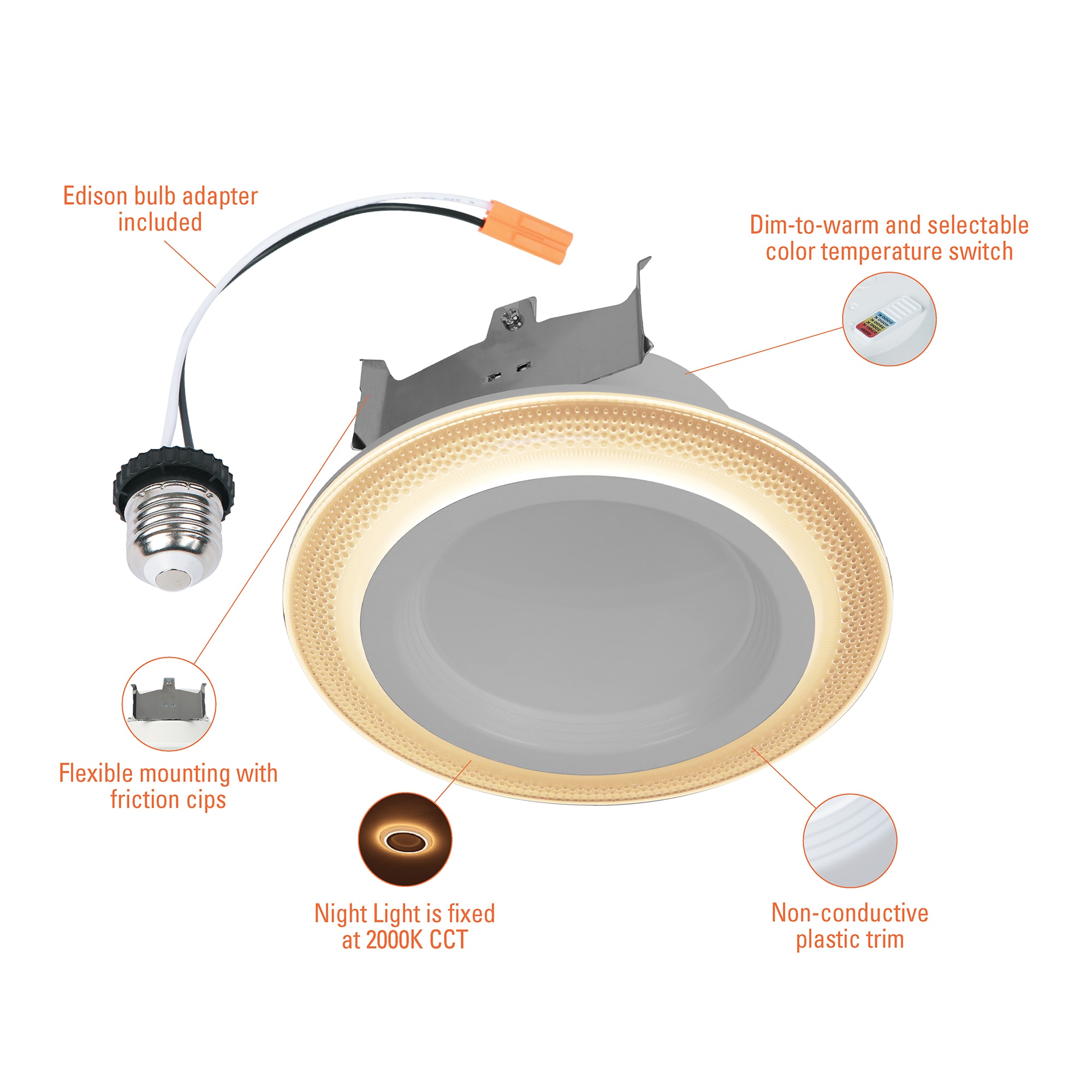 HALO RLNL4079FSD2W1EWH Led-Retrofit-Downlight - View #4