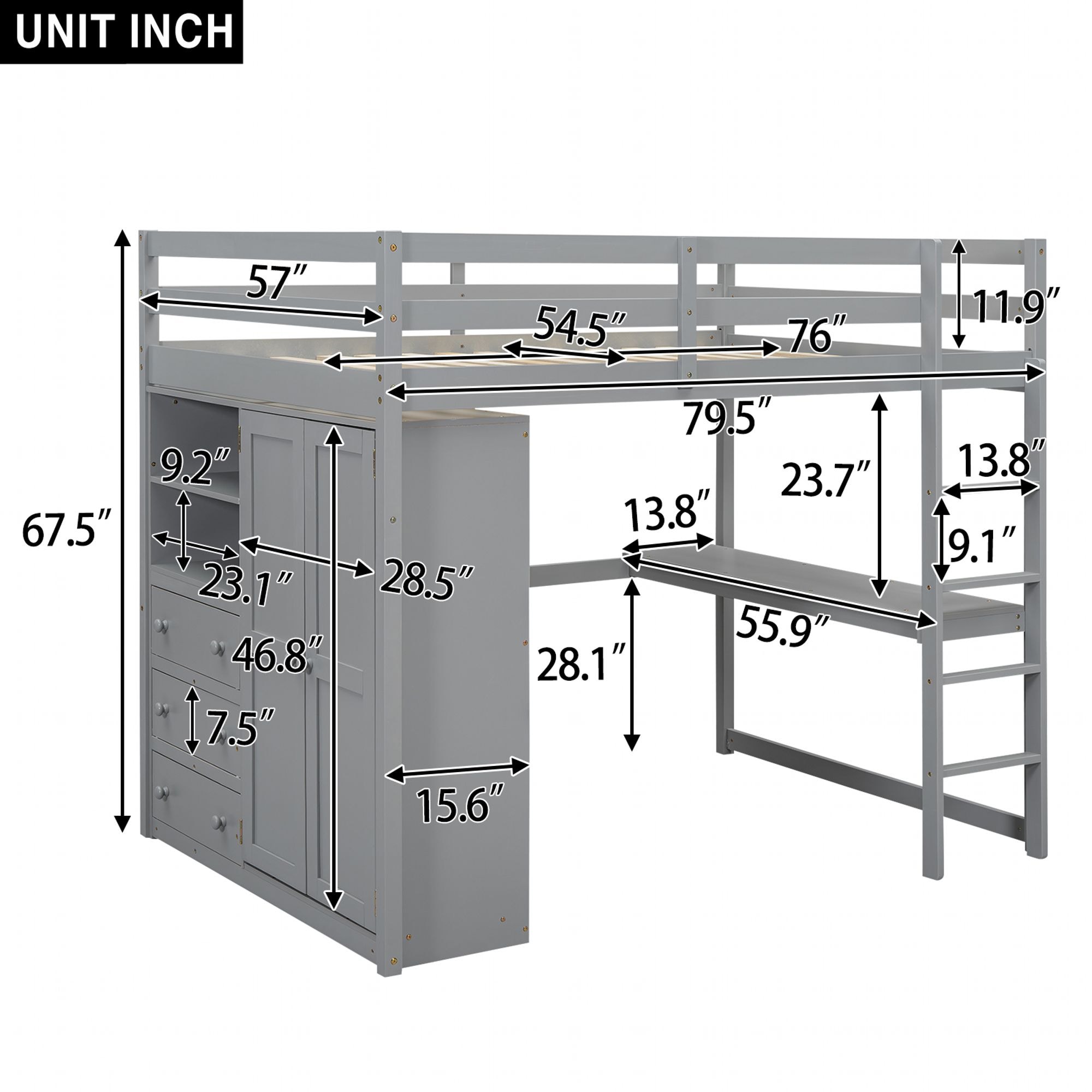 Yiekholo LL-1774AAE Bunk-Beds - View #4