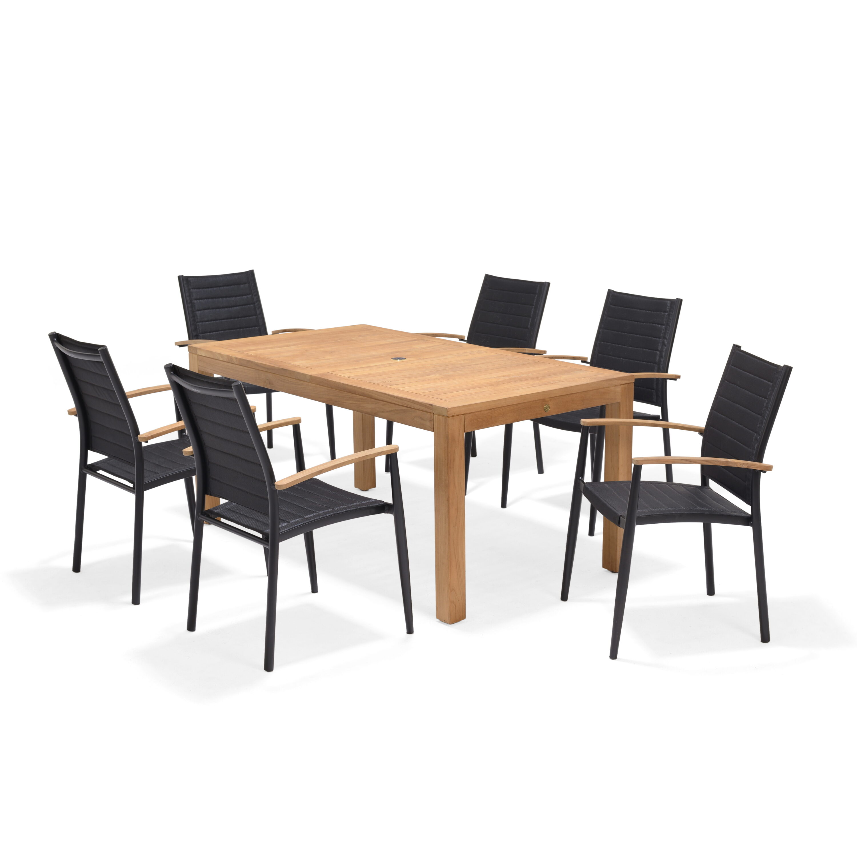 Amazonia LWSRINREC6PORTBK Patio-Dining-Sets - View #3