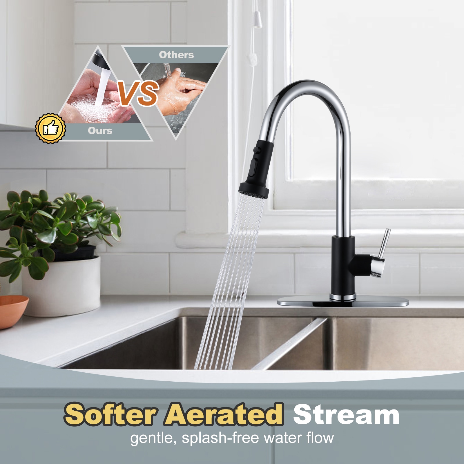 WOWOW VG2312601CB-LW Kitchen-Faucets - View #2