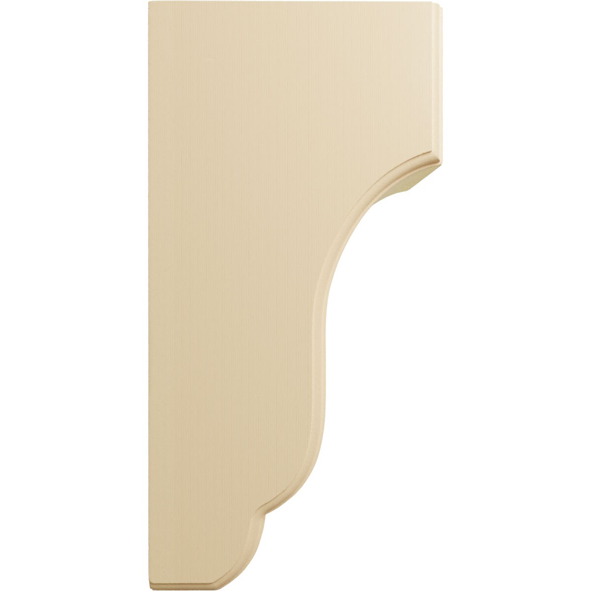 Maple Unfinished Traditional Wood Corbel 5-3/4"W x 7"D x 14"H