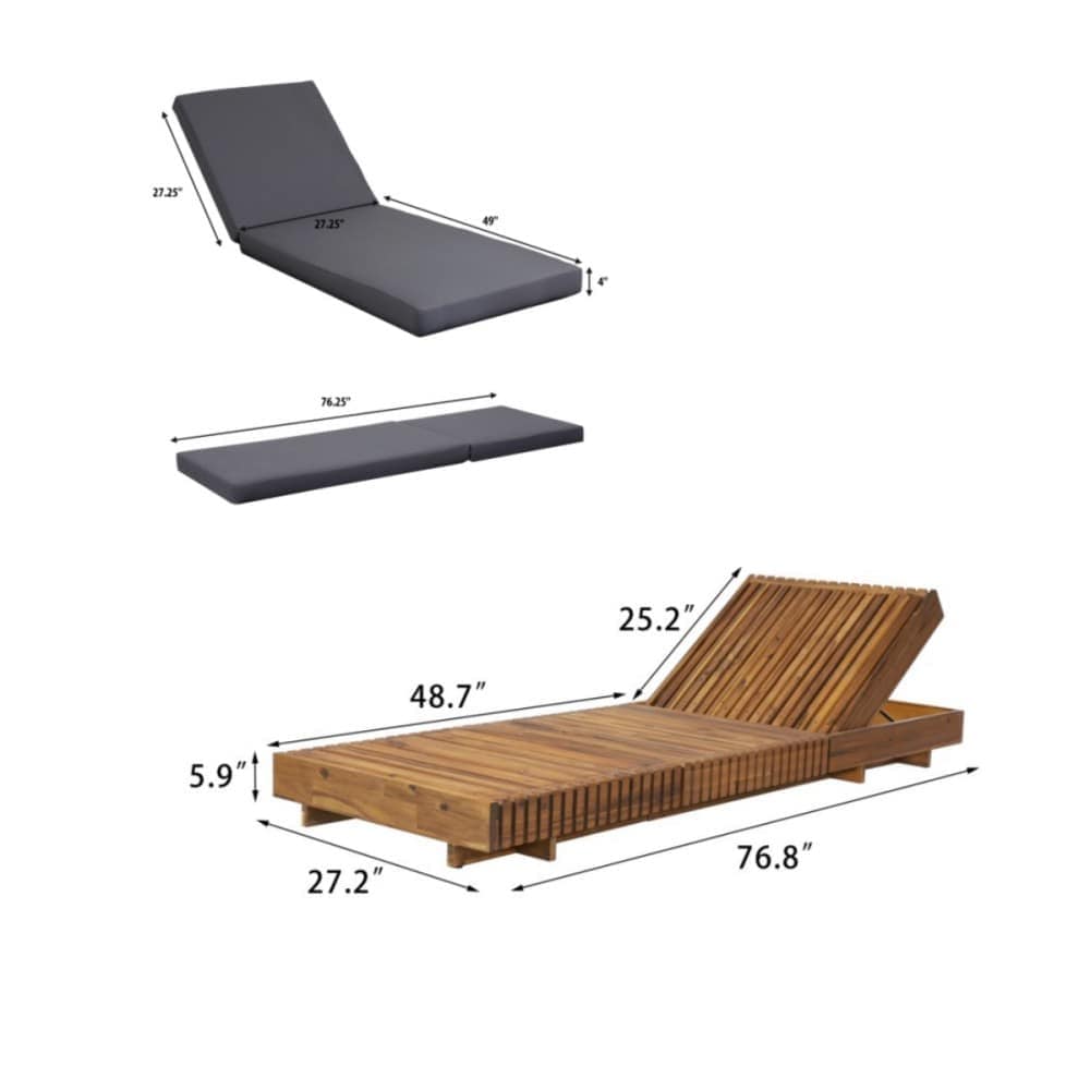 Coolbibila SEVEN-LOUNGE-GRAY Chaises-Settees - View #3
