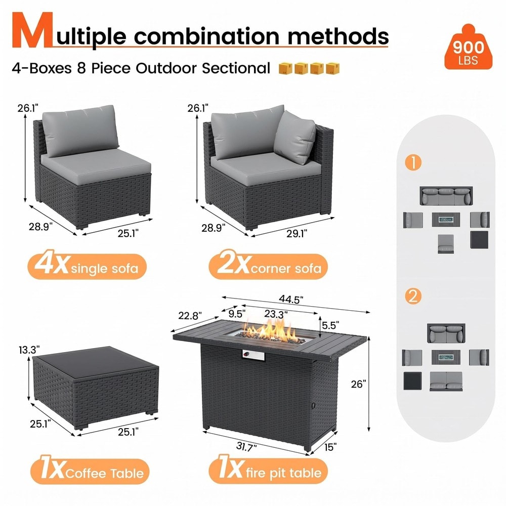 UDPATIO 748421739580 Patio-Conversation-Sets - View #2
