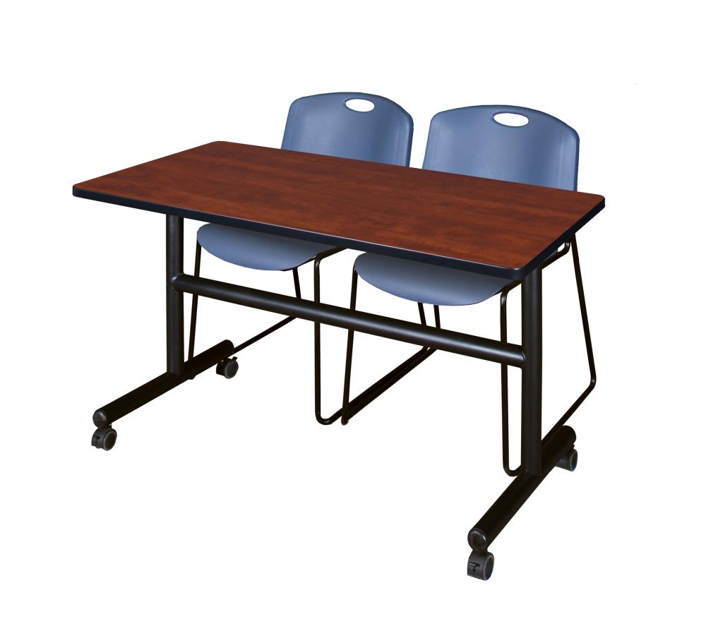 Regency MKFT4830CH44BE Training Red 4-Person Training Table (48-in W x 29-in H)