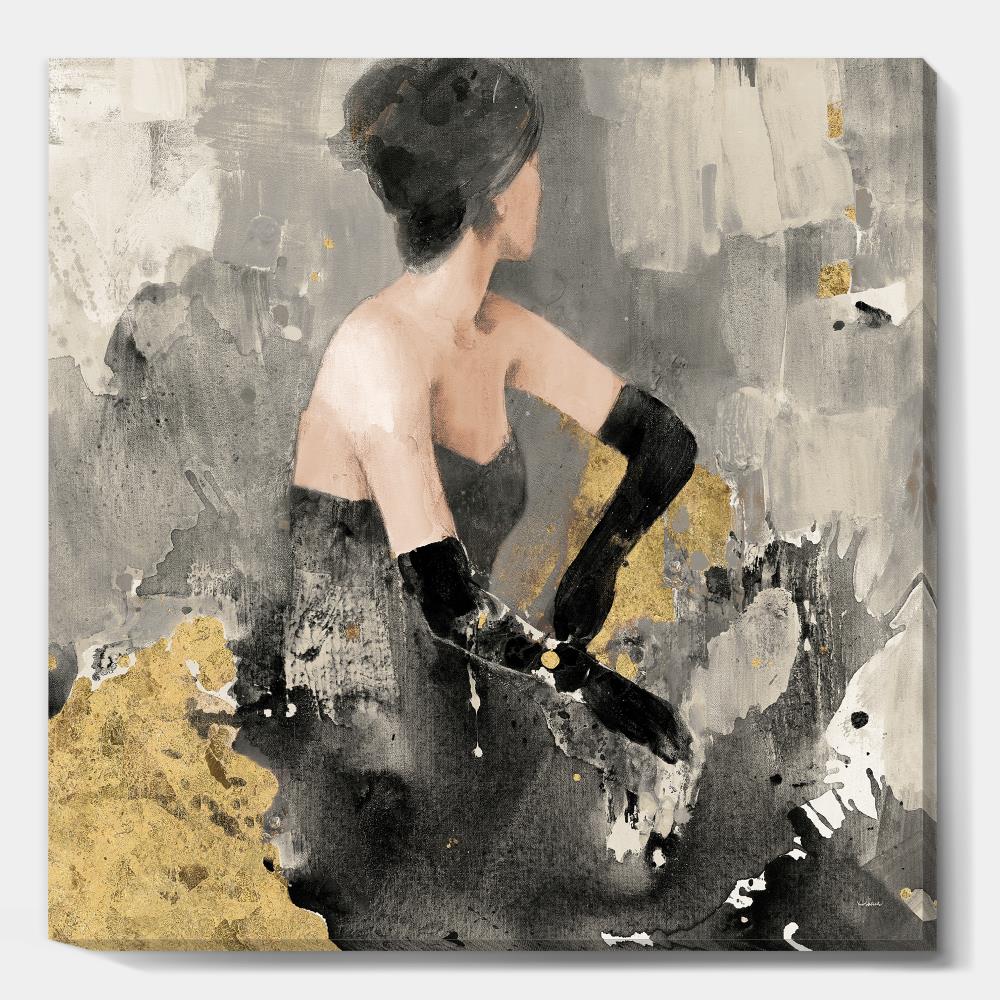 Designart PT30515-16-16 16-in H x 16-in W People Print on Canvas