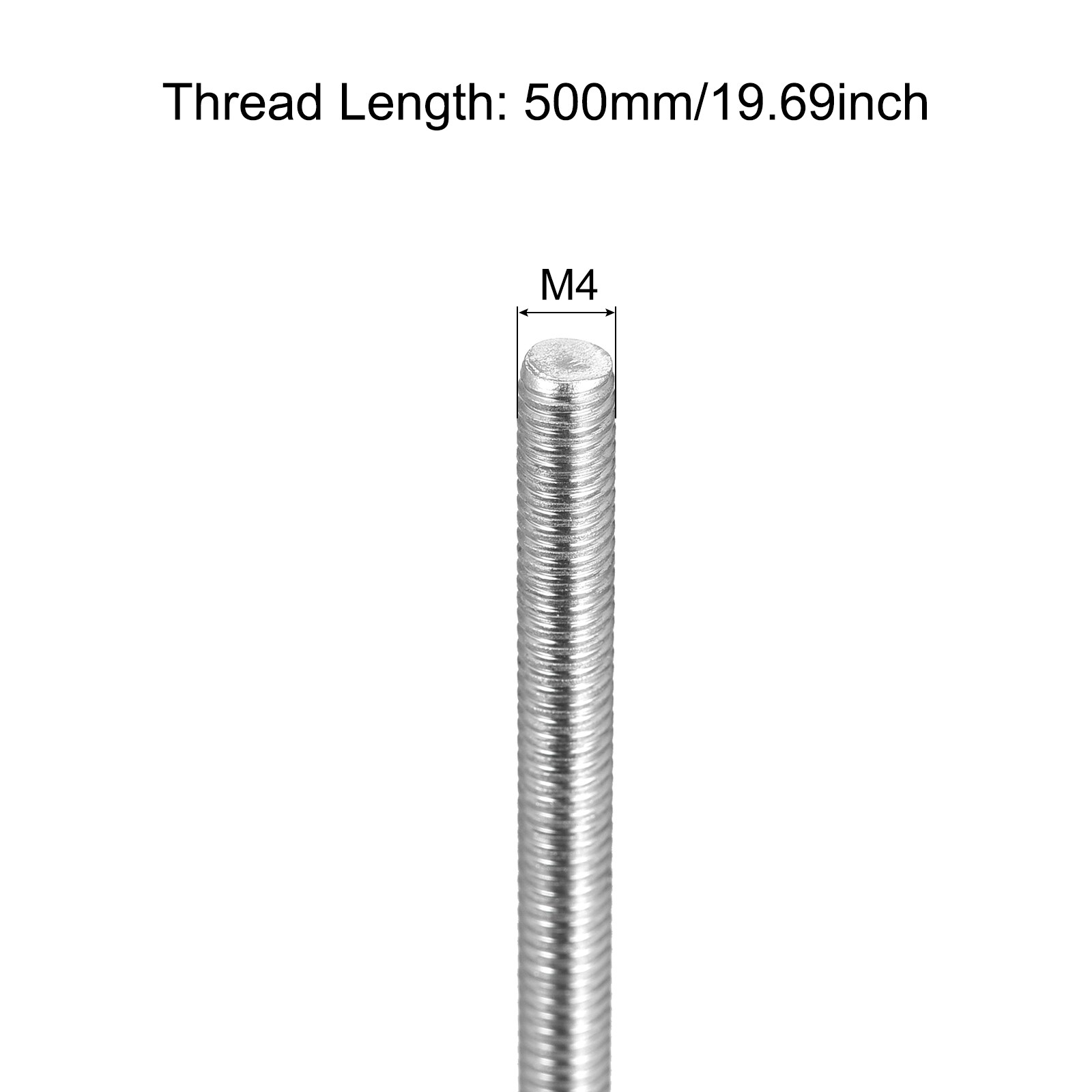 Unique Bargains S26031900UX2317 Threaded-Rod - View #2