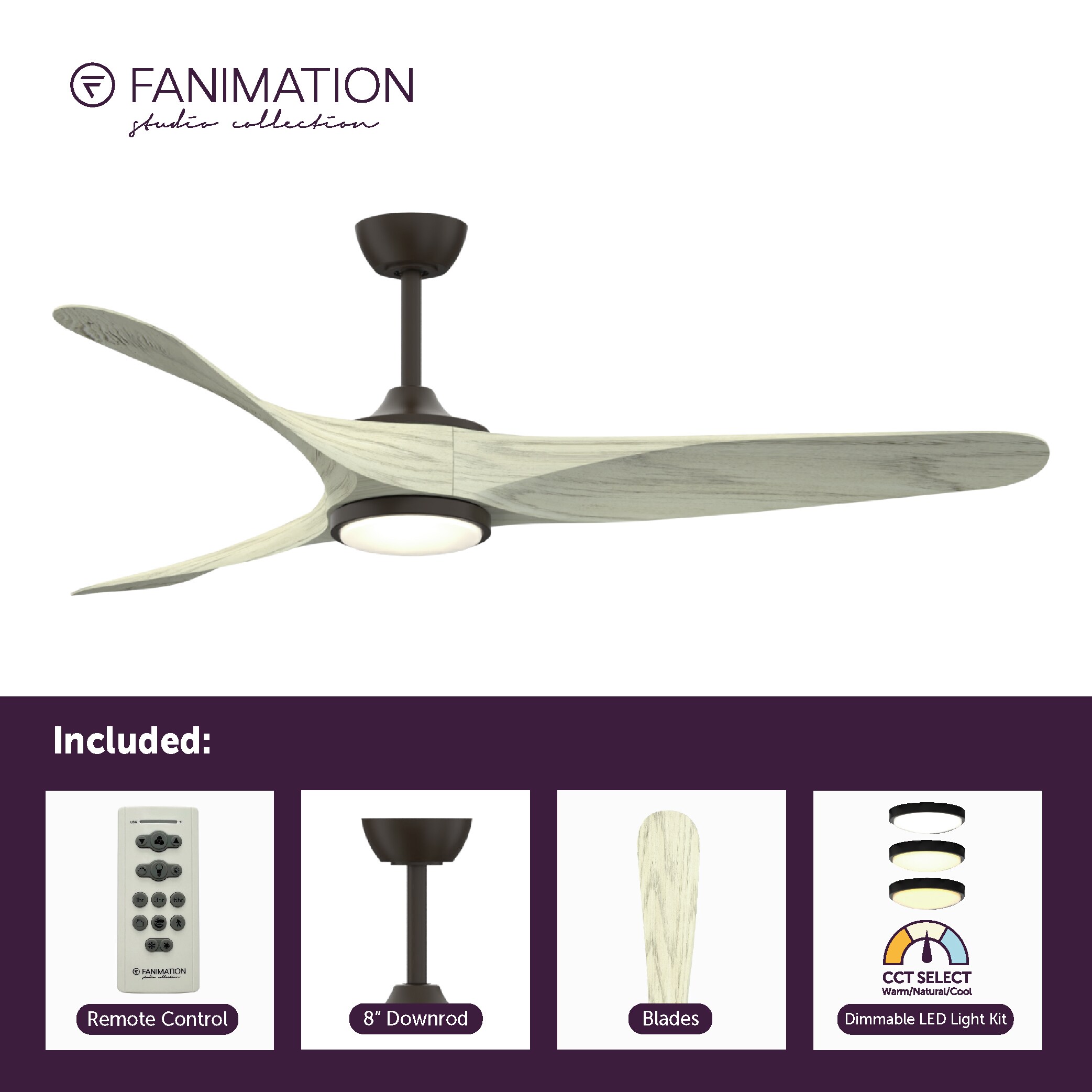 Fanimation Studio Collection LP6821LAZ Ceiling-Fans - View #8