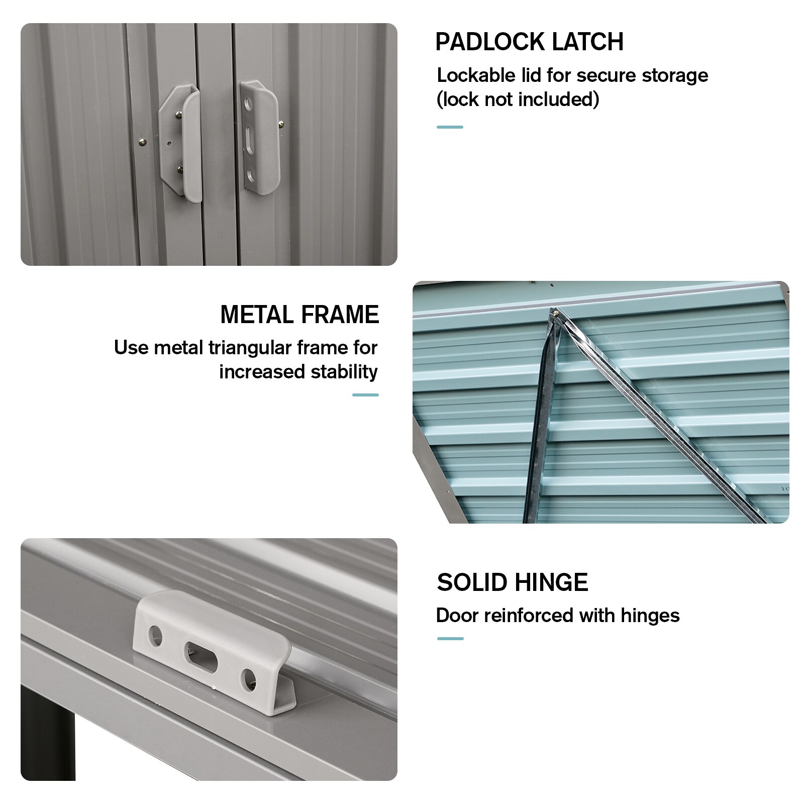 Siavonce XH133888 Metal-Storage-Buildings-Sheds - View #5