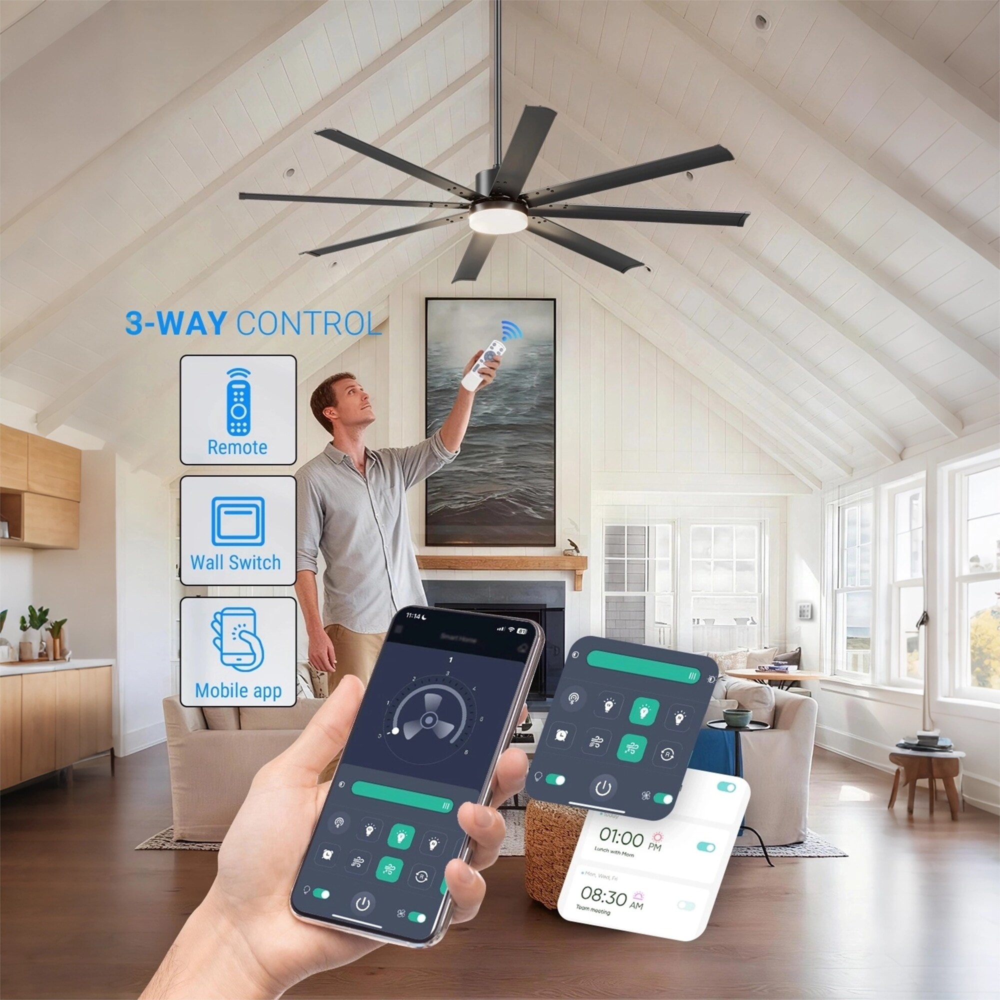 Clihome CL-KB59531 Ceiling-Fans - View #3