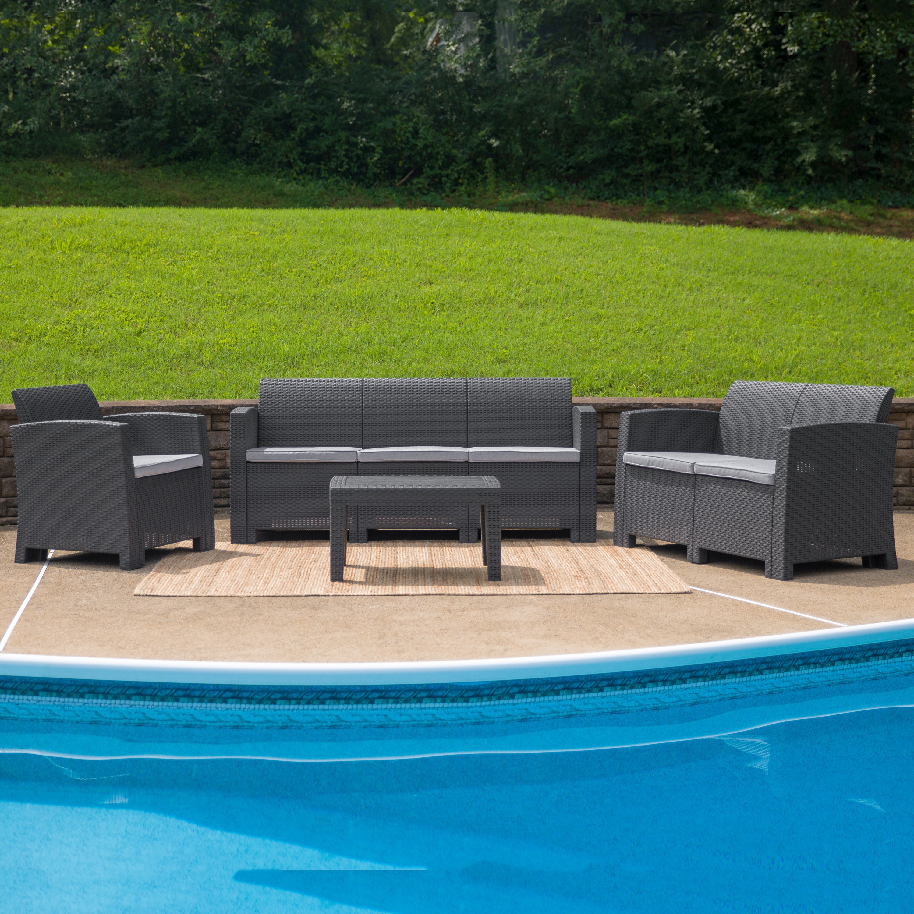 Flash Furniture 889142335481 Patio-Conversation-Sets - View #3