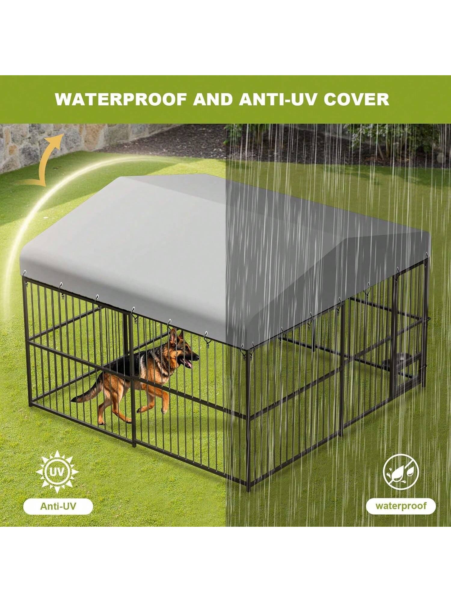 WhizMax BY-PHO-12TVPBJH Outdoor-Kennel-Accessories - View #7