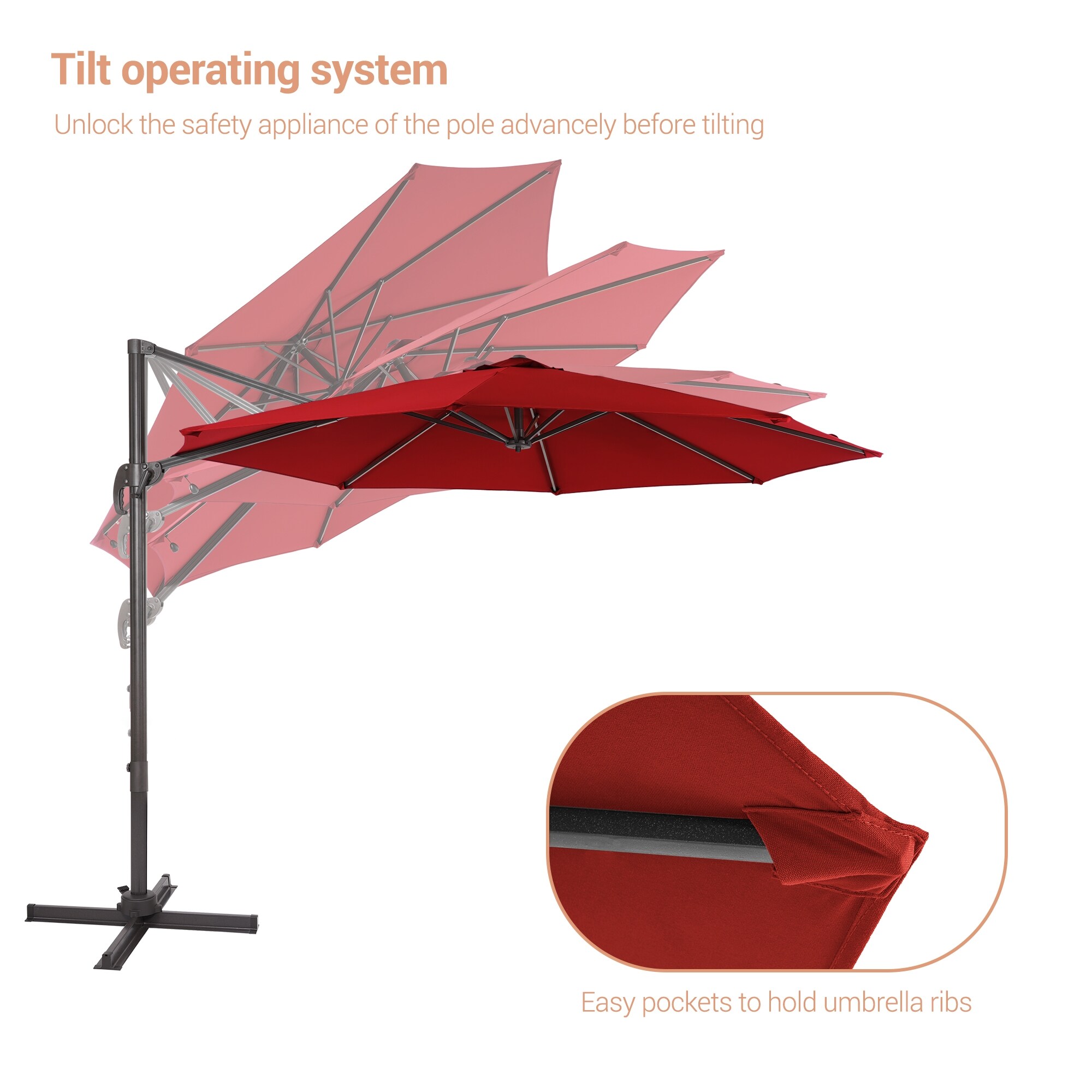 ACEGOSES LW-335RD Umbrellas-2 - View #2
