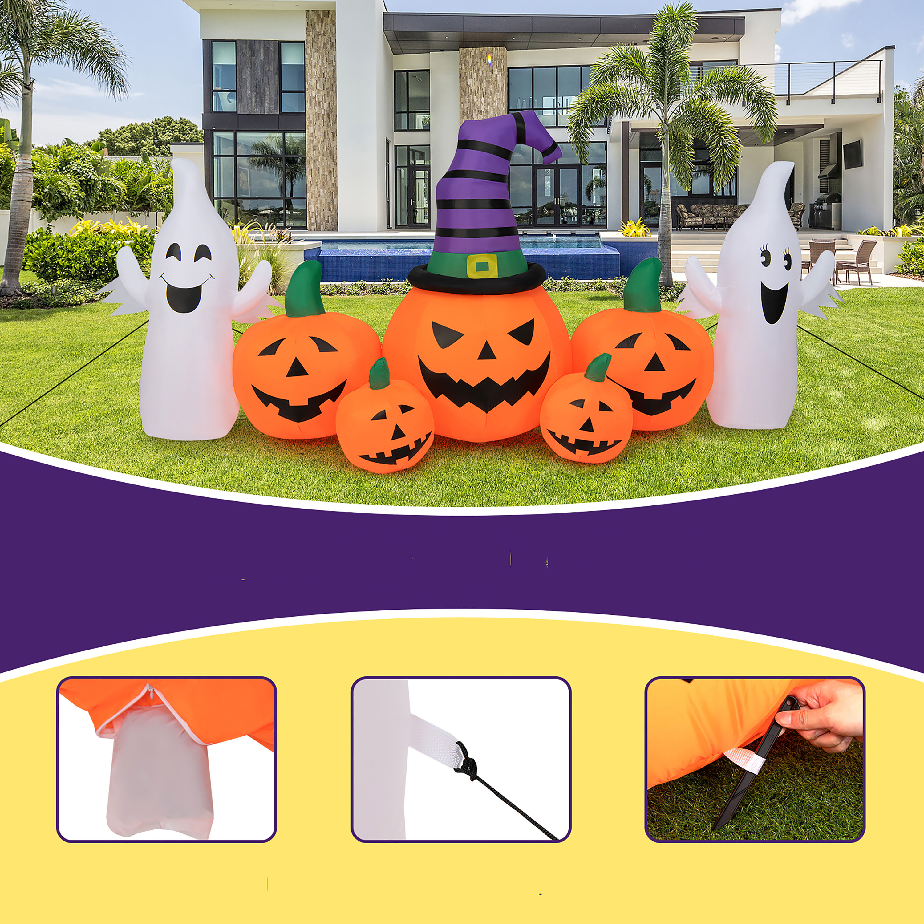 Costway CM24086US Christmas-Inflatables - View #5