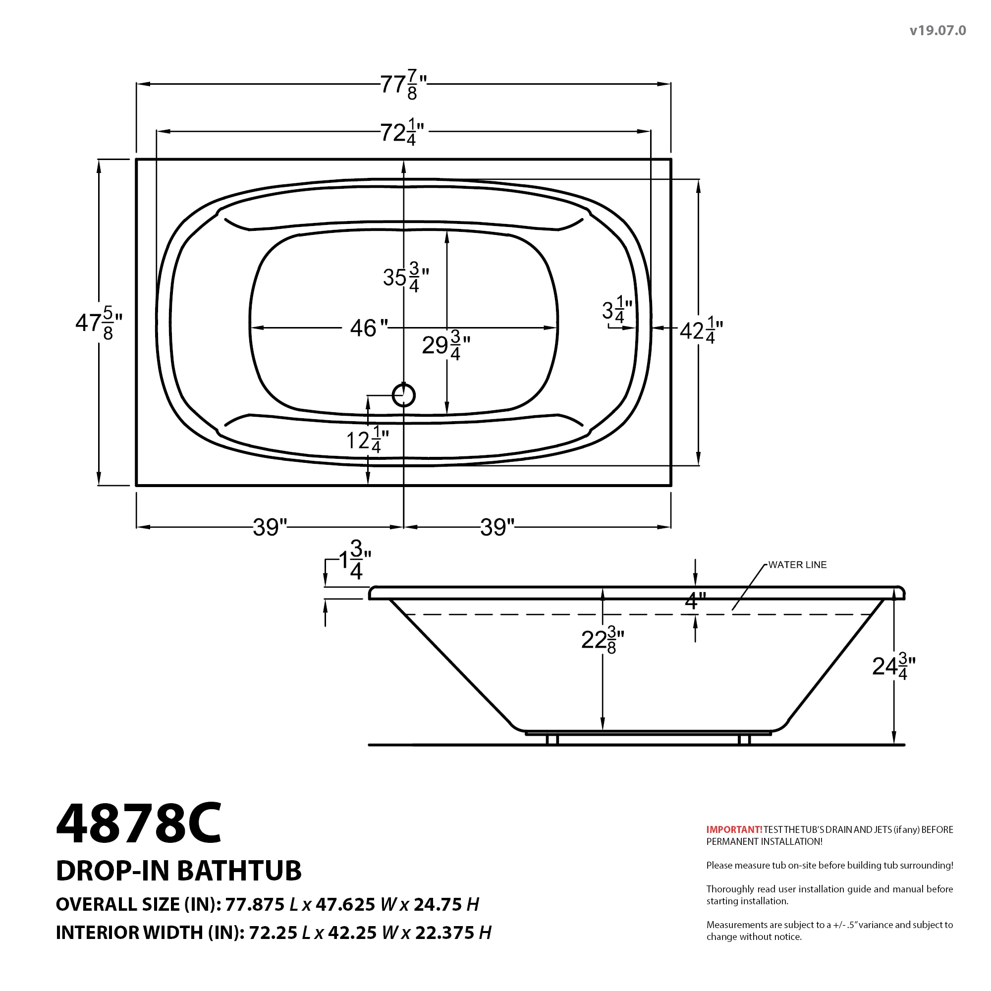 Endurance LS4878CDL bathtubs - View #6