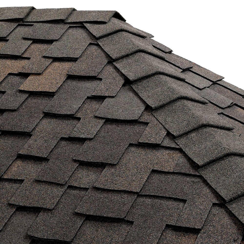 GAF 0894794 Timbercrest Bullnose Stonewood autumn brown Hip Ridge Roof Shingles ( 20-lin ft per Bundle )