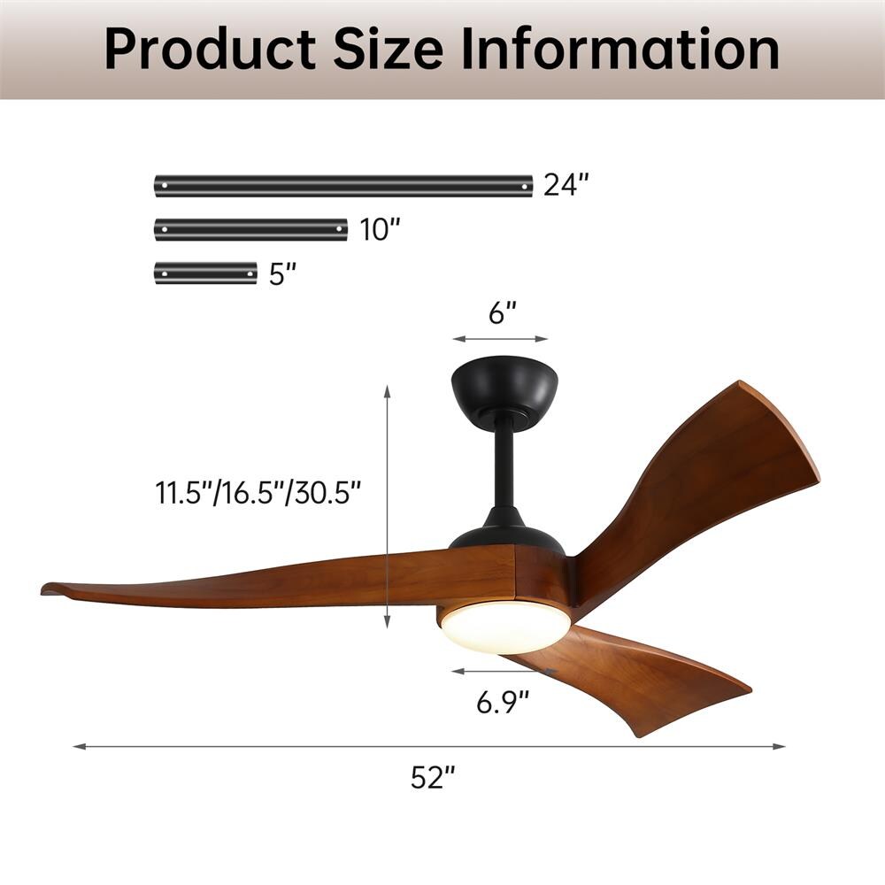 Sofucor LW-52K012-BK-DC-HTM Ceiling-Fans - View #13
