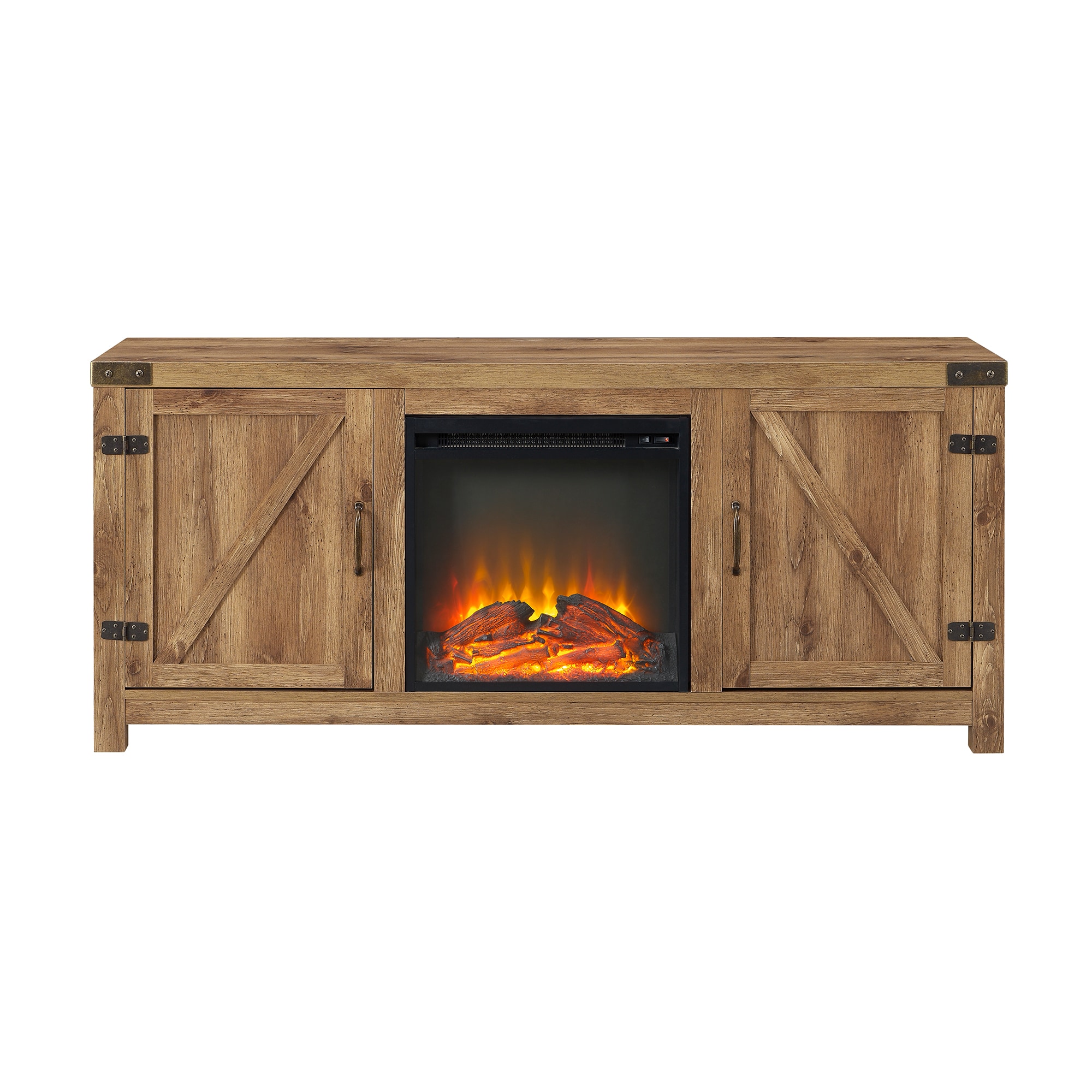 Walker Edison W58FPBDBW Electric-Fireplaces - View #2