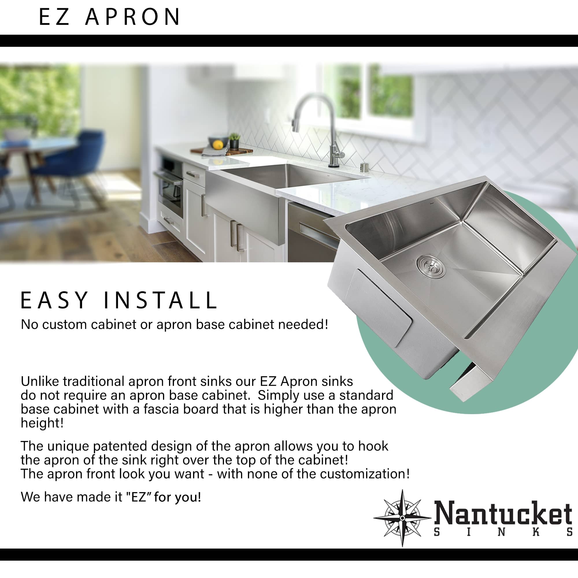 Nantucket EZAPRON30 Kitchen-Sinks - View #10