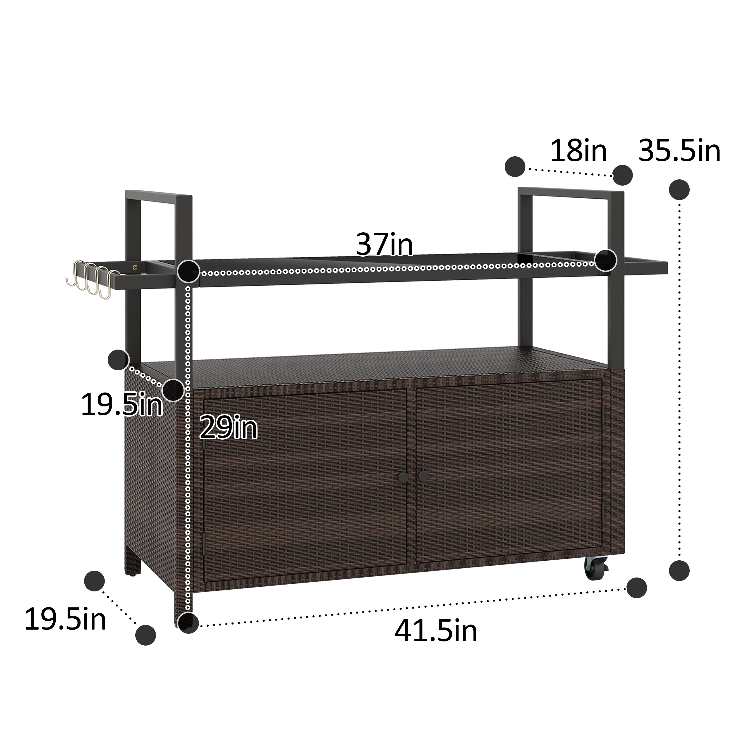 LIVIZA OUS73316 Outdoor-Carts - View #5