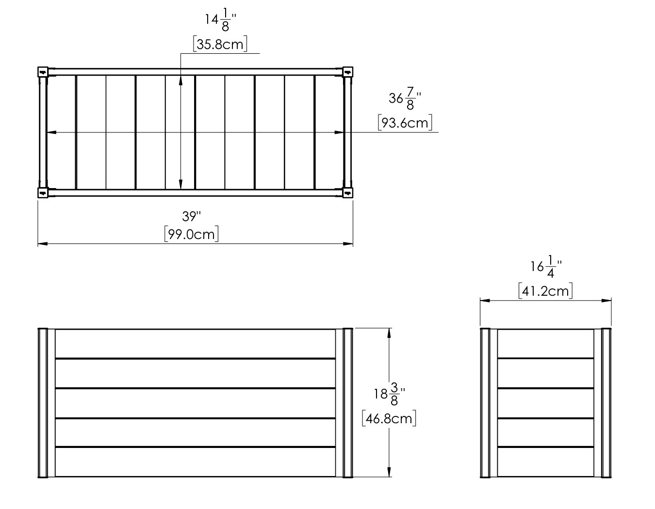 Vita VT17512 Planter-Window-Box - View #7