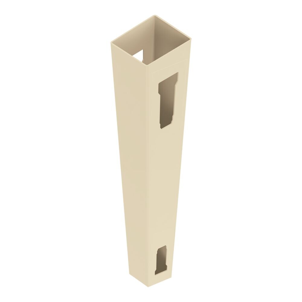 Freedom 73056700 9-ft H x 5-in W Sand Privacy Vinyl Line Fence post (Assembled)