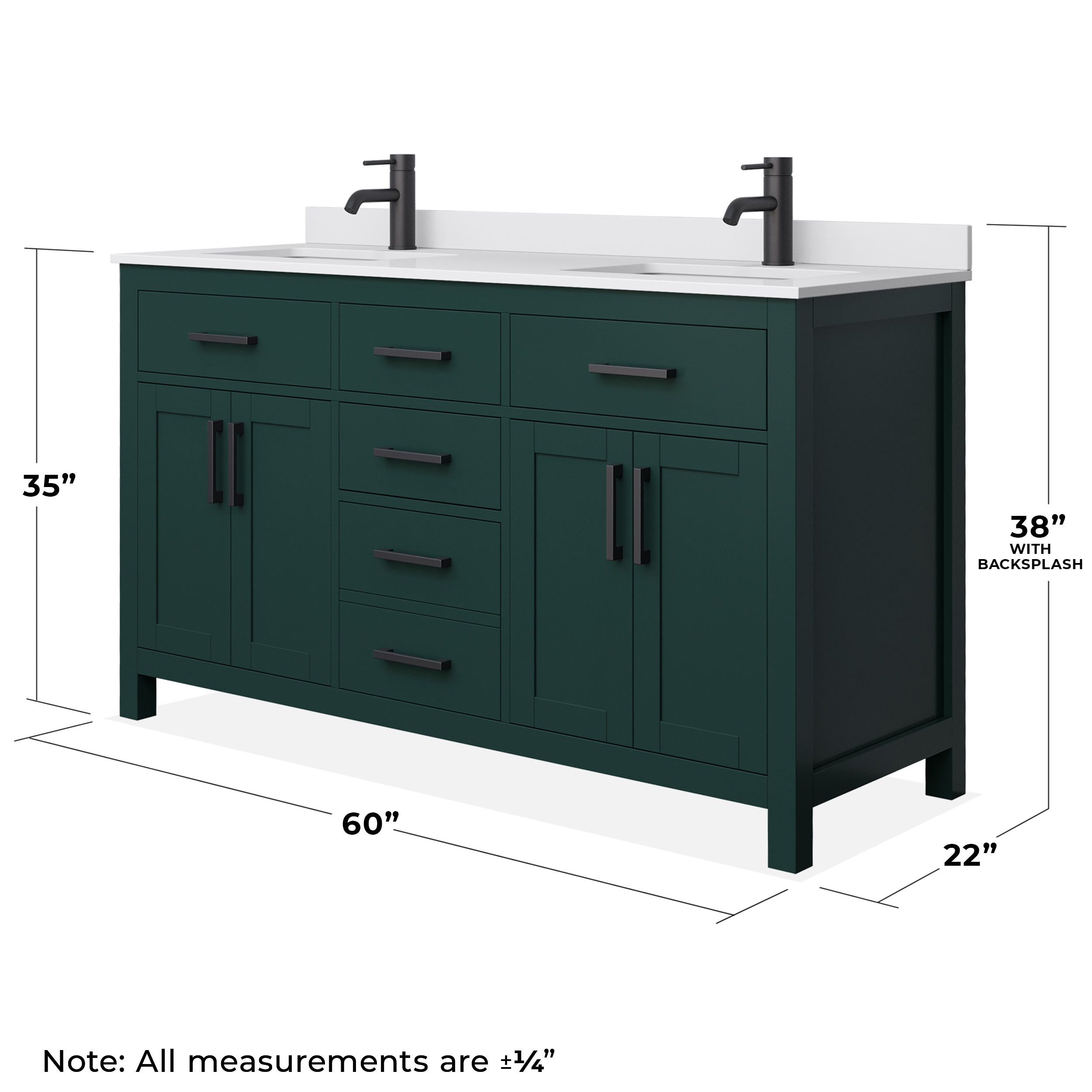 Wyndham Collection WCG242460DGKWCUNSMXX Bath-Vanity-Combo - View #5