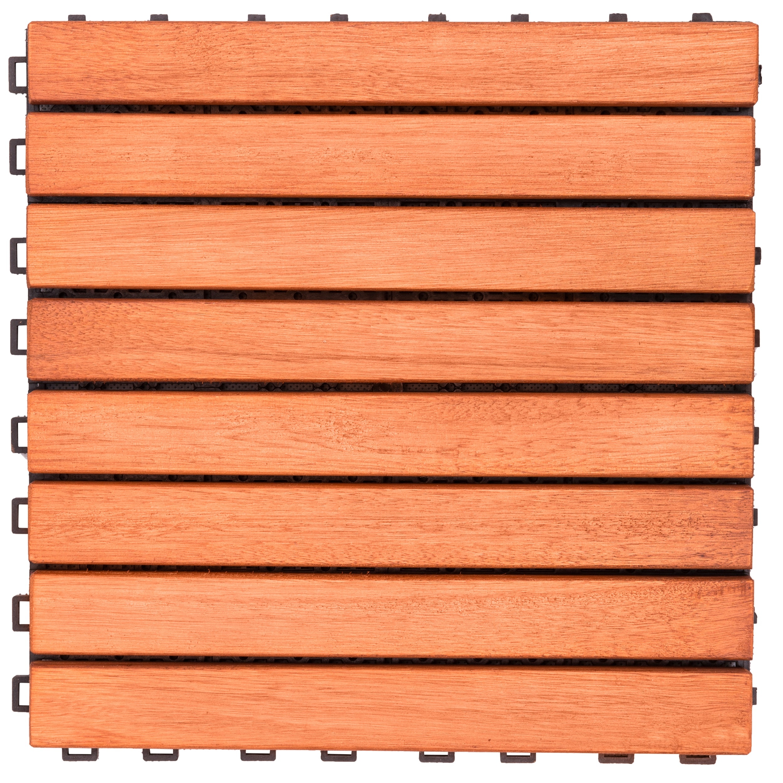 VIFAH V375 12-in W x 12-in L x 1-in T Interlocking Vinyl/Plastic Gym Floor Tile ( 10-sq ft ) 10 -Pack