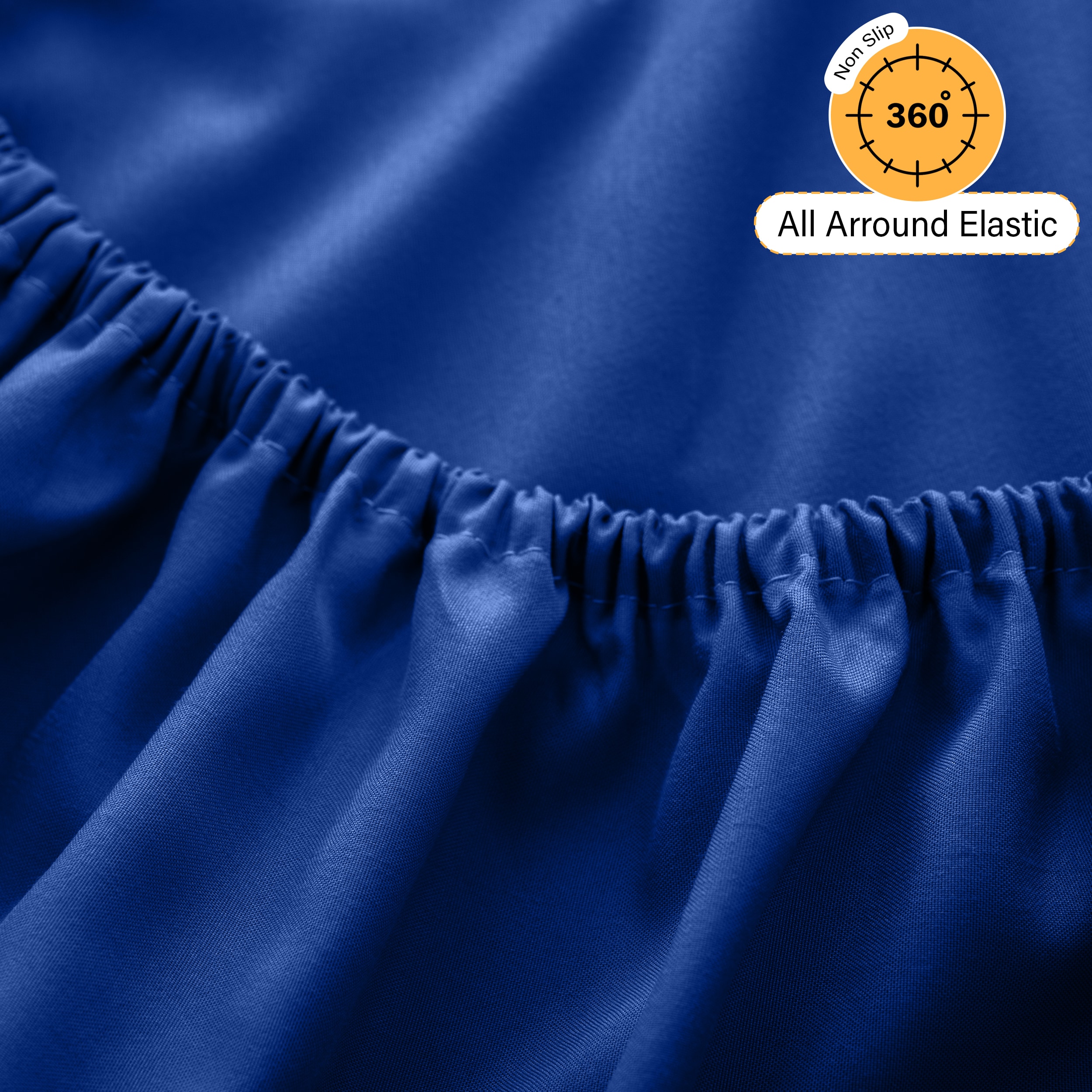 Lux Decor Collection 4PC PSHT T R BLUE Sheet-Sets - View #3
