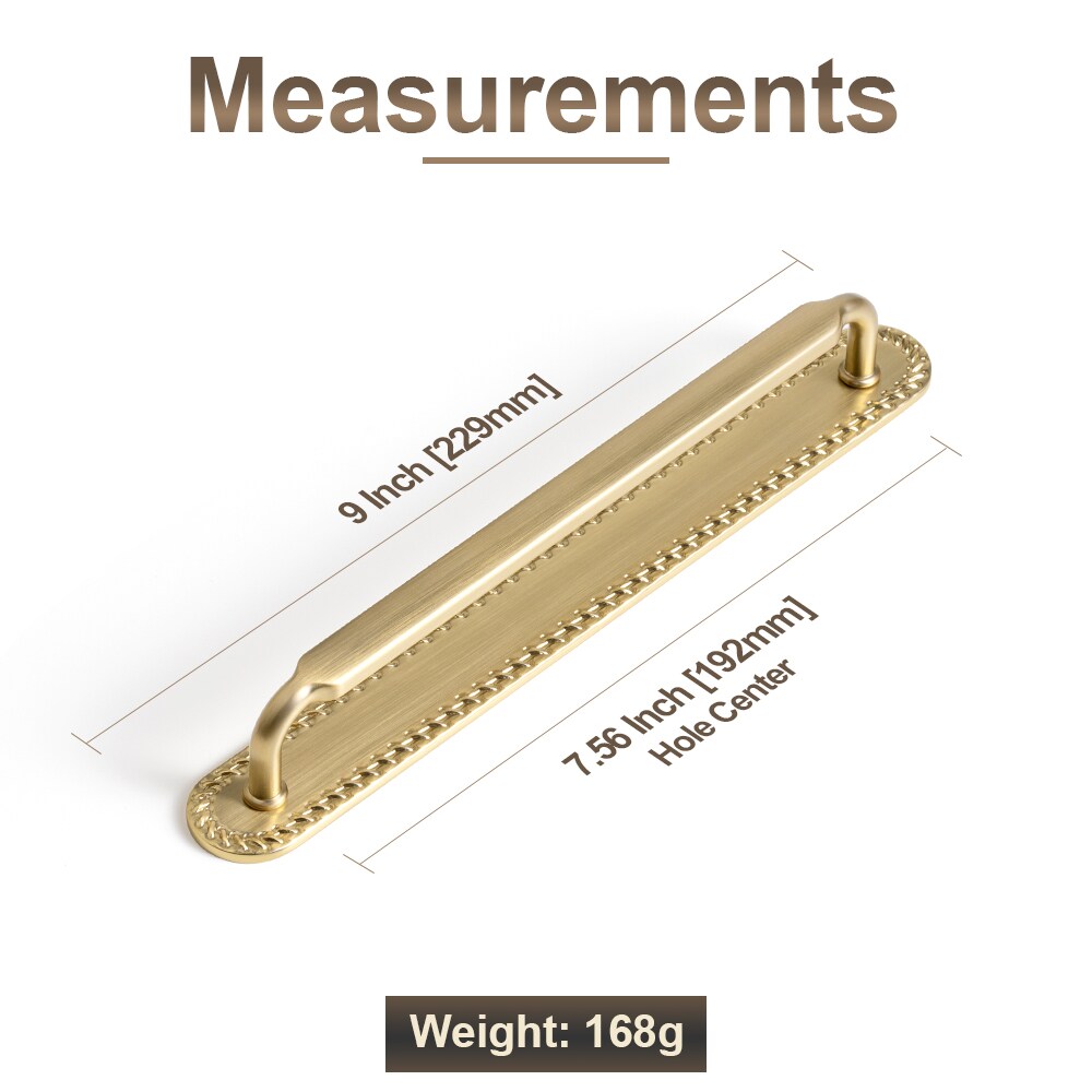 Miaokesen 2202UBR-G016-192-2 Cabinet-Pulls - View #2